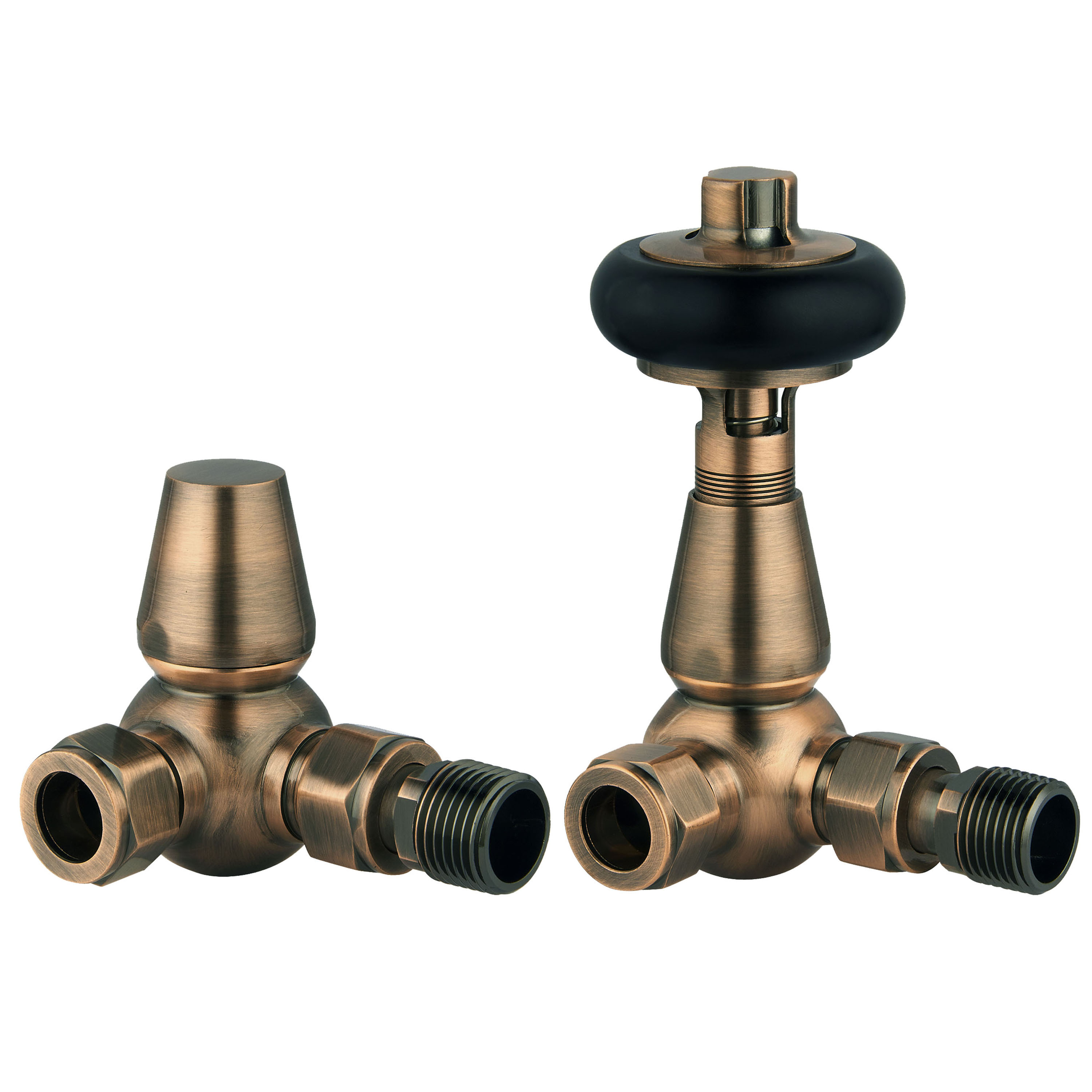 Toasty Ardleigh Antique Copper Thermostatic Radiator Valves