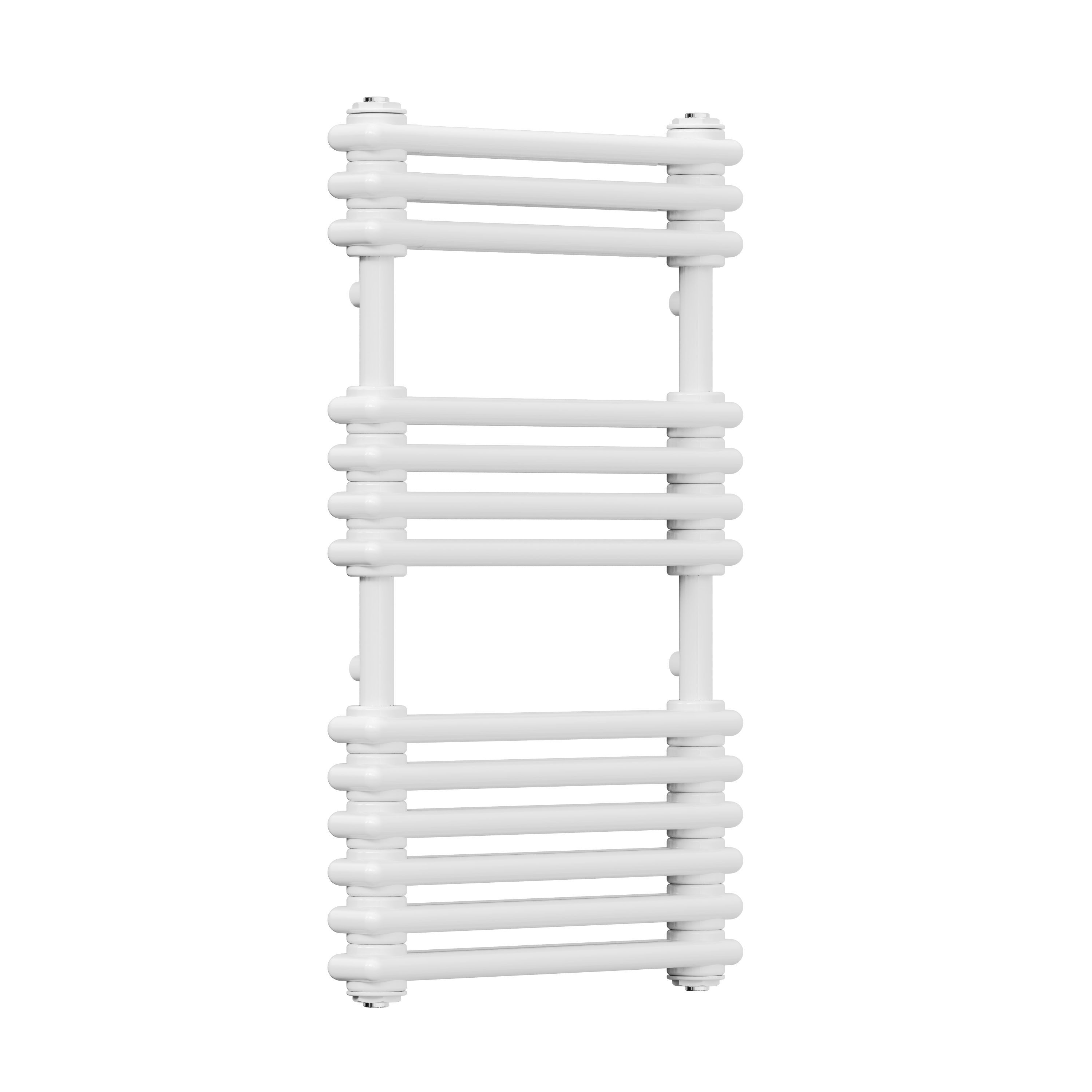 Toasty Montford White Traditional Column Heated Towel Rail