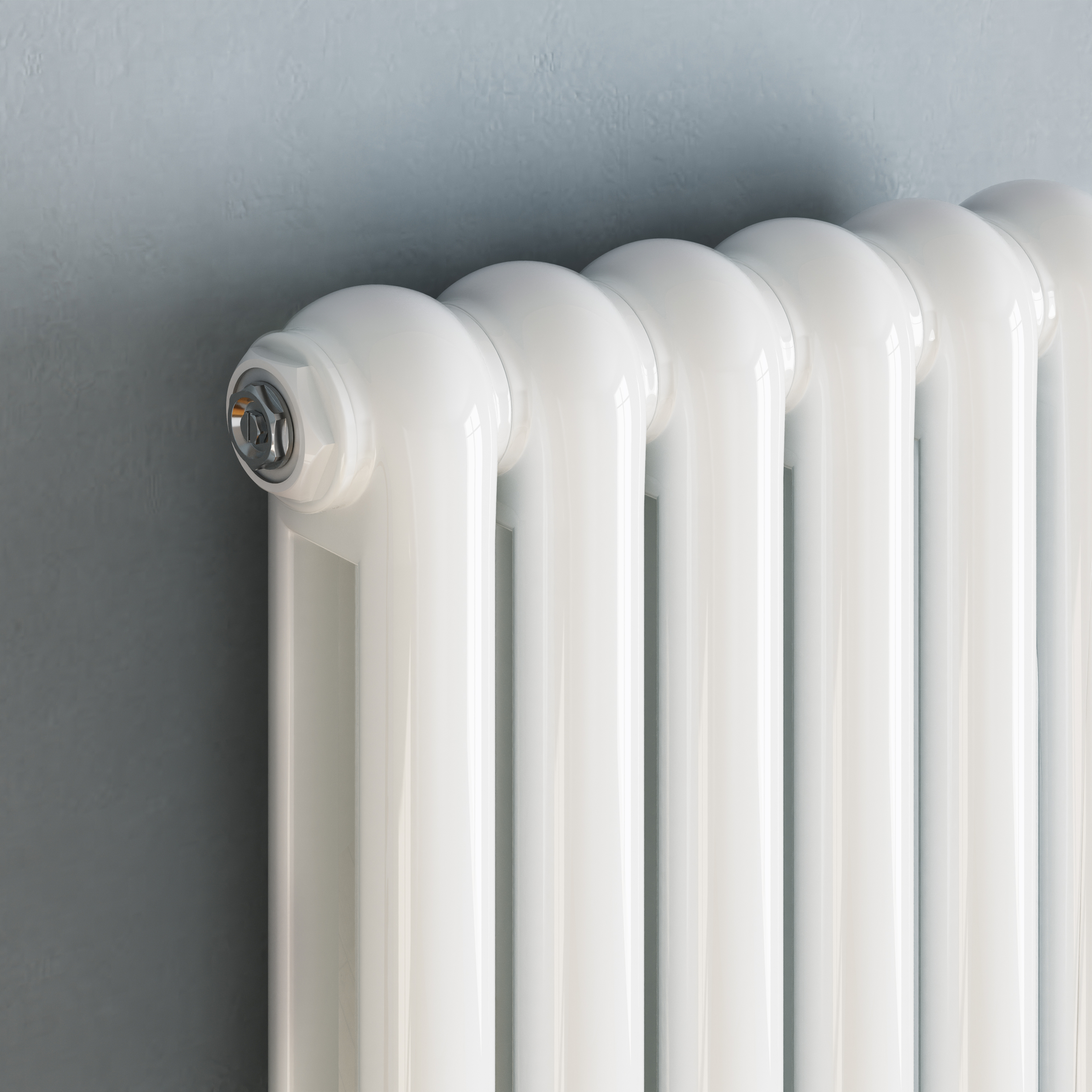 Toasty Mellow White Vertical 2 Column Radiator