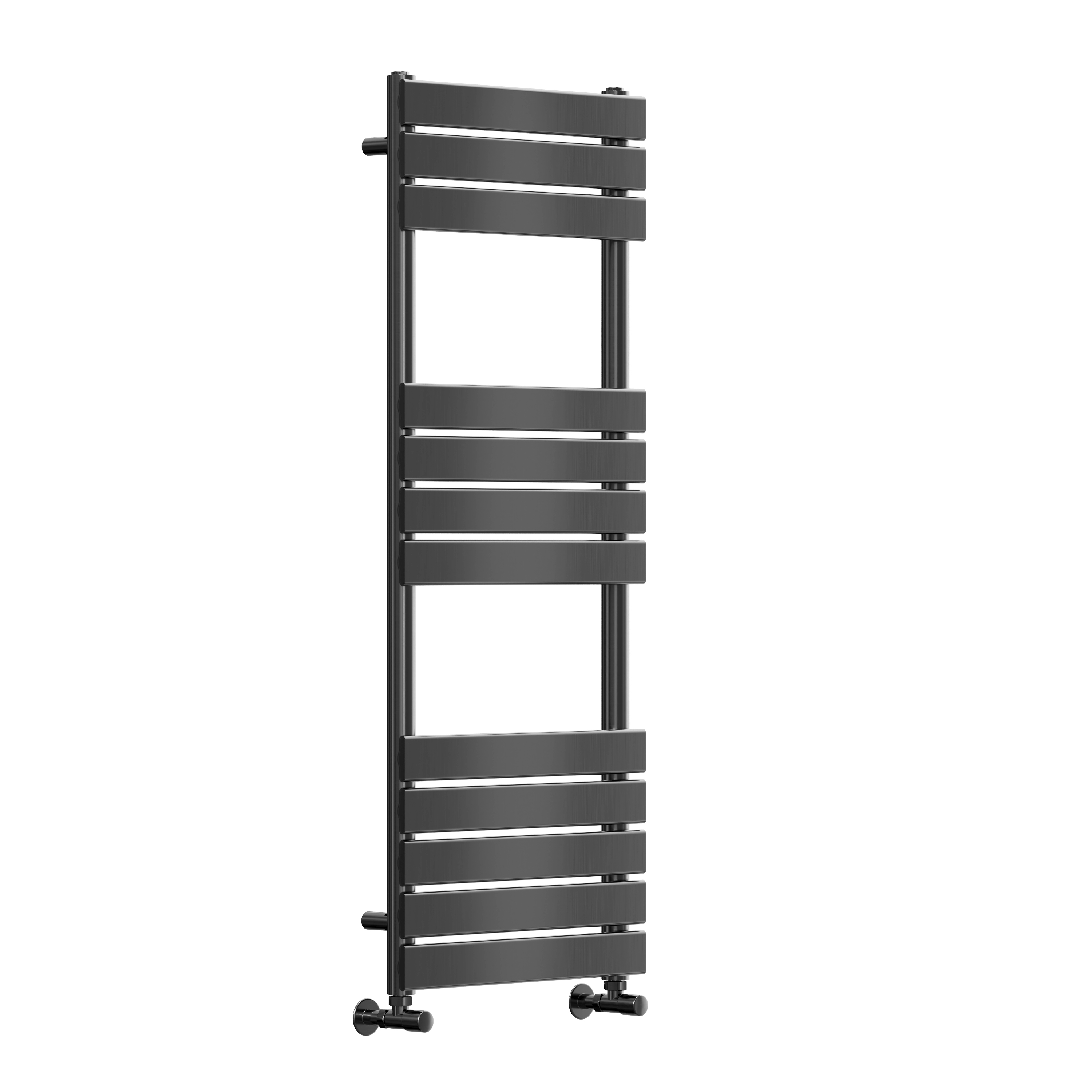 Toasty Hush Gunmetal Flat Panel Heated Towel Rail