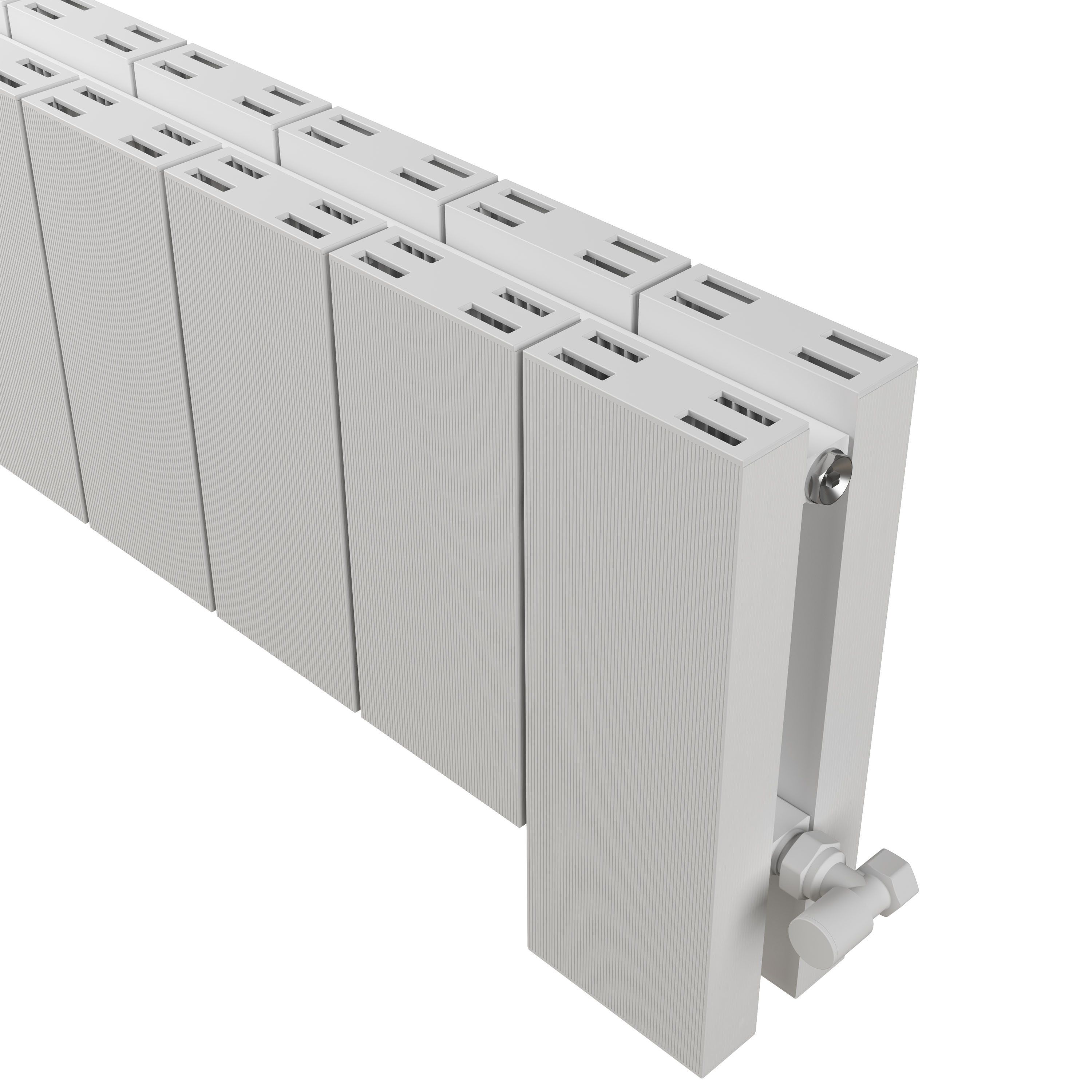 Carisa Elvino Floorstanding Panel Designer Aluminium Radiator