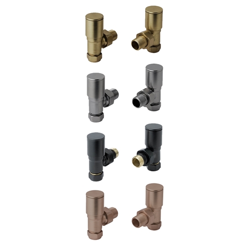 Foxy Radiator Valves VOS Angled Radiator Valves | Toasty