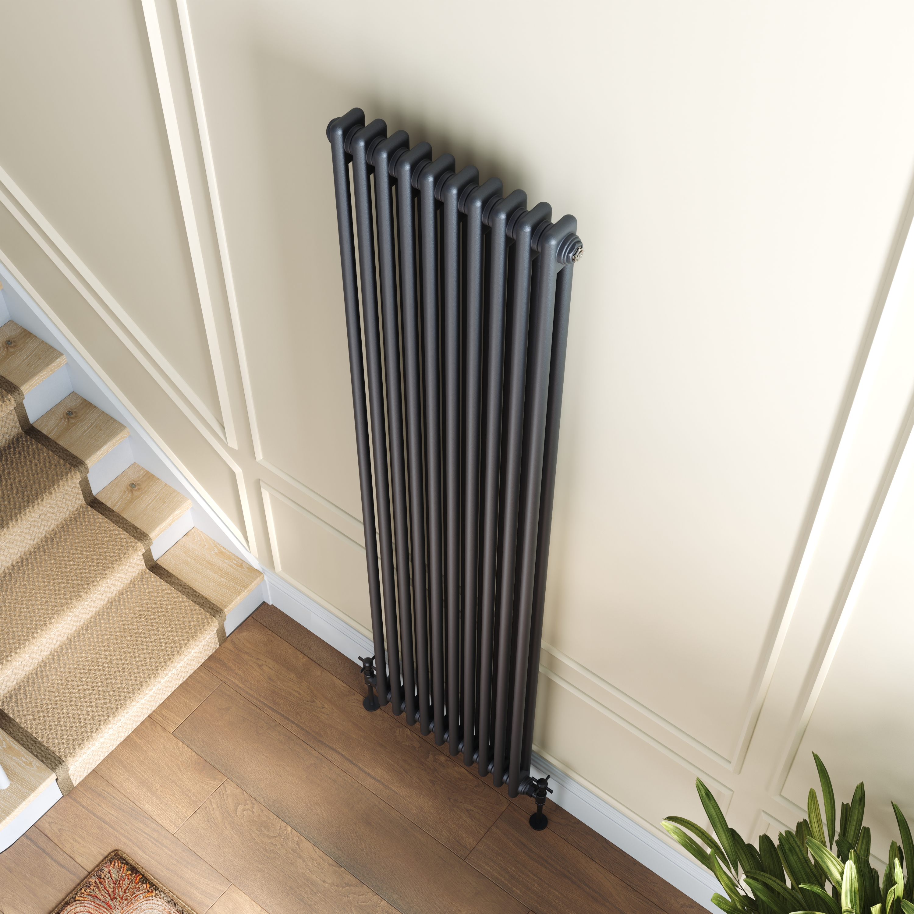 Toasty Ardleigh Anthracite Vertical Column Radiator