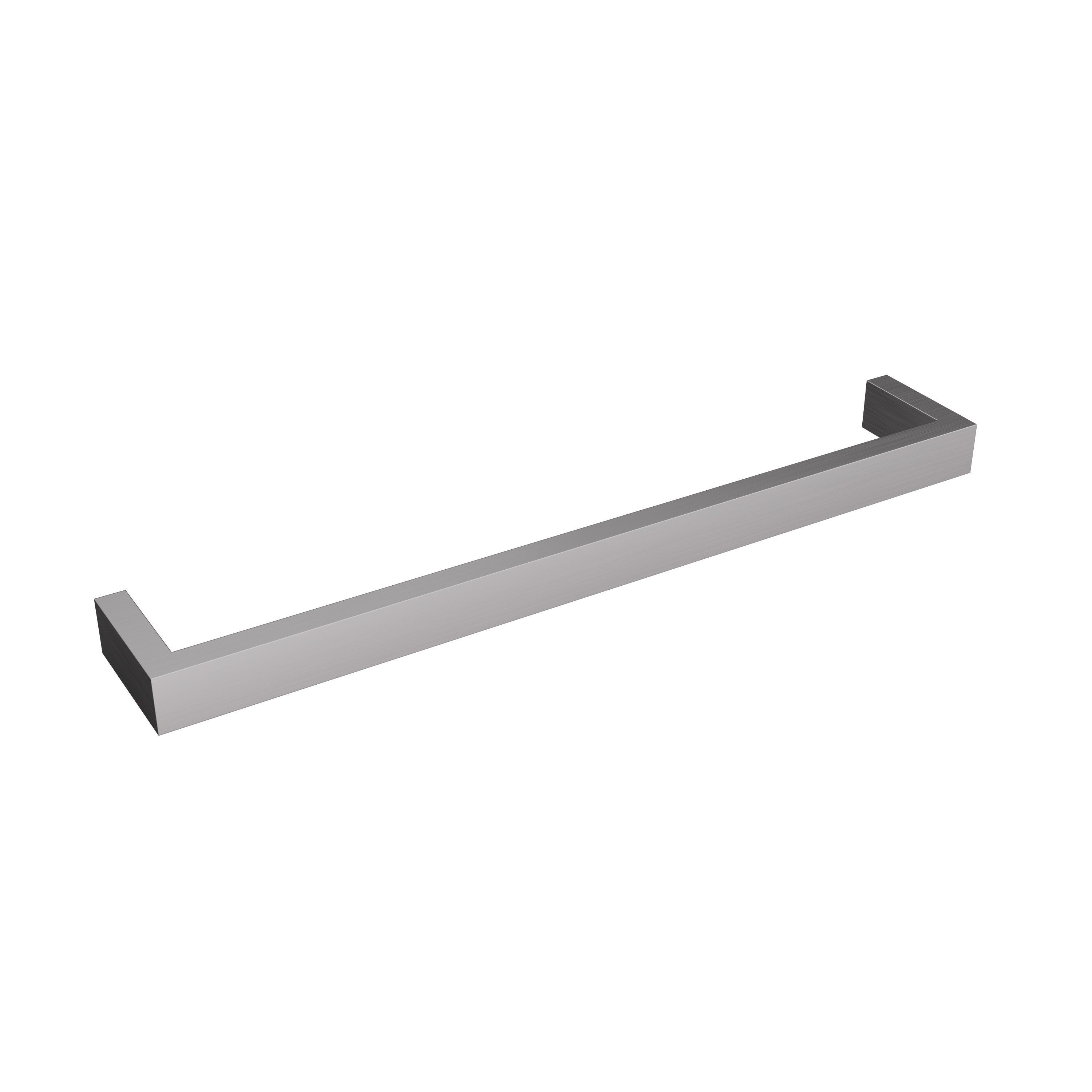 Toasty Flare Brushed Stainless Steel Electric Heated Towel Rail
