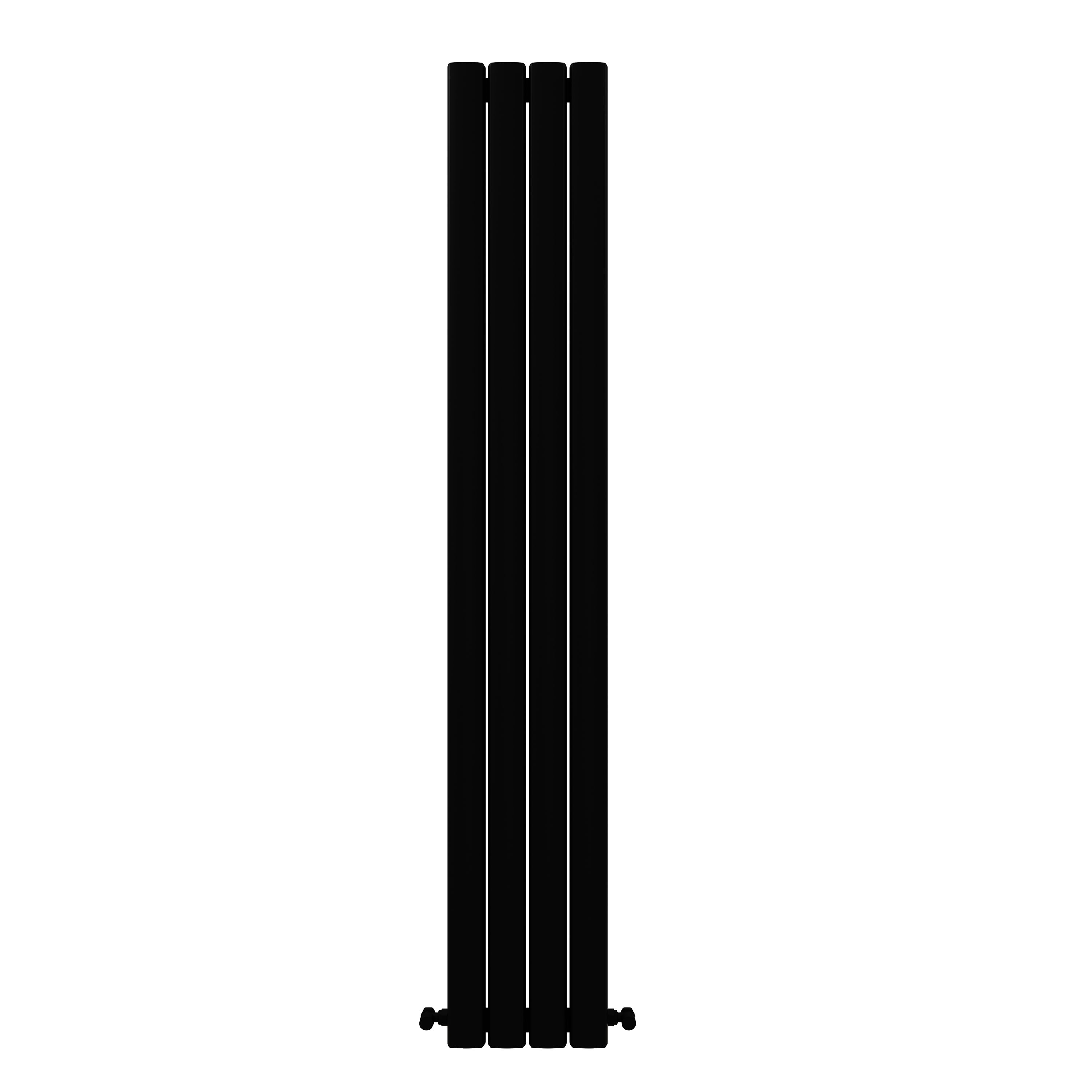 Carisa Vesta Oval Single Panel Vertical Aluminium Radiator
