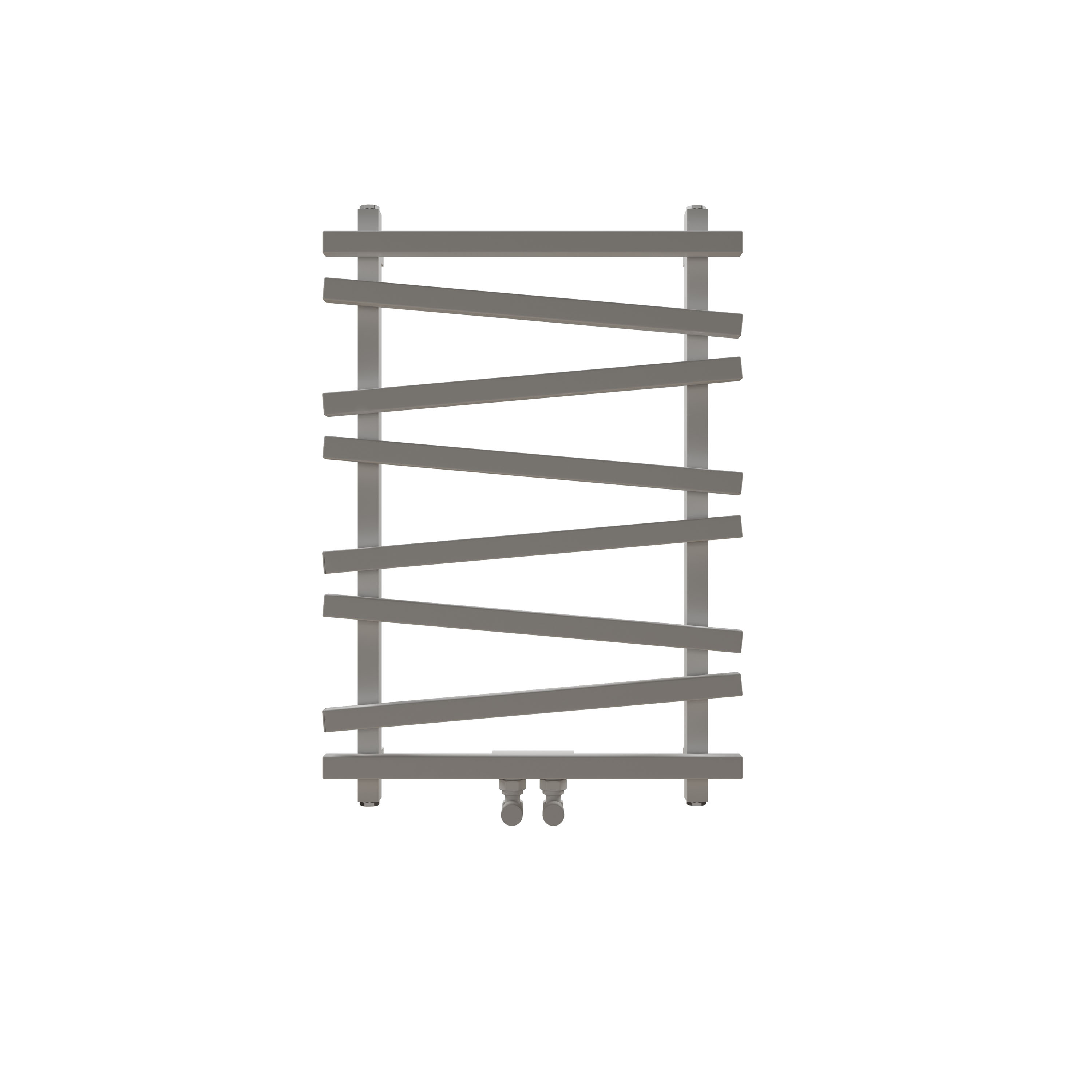 Carisa Vivek Angled Designer Aluminium Heated Towel Rail