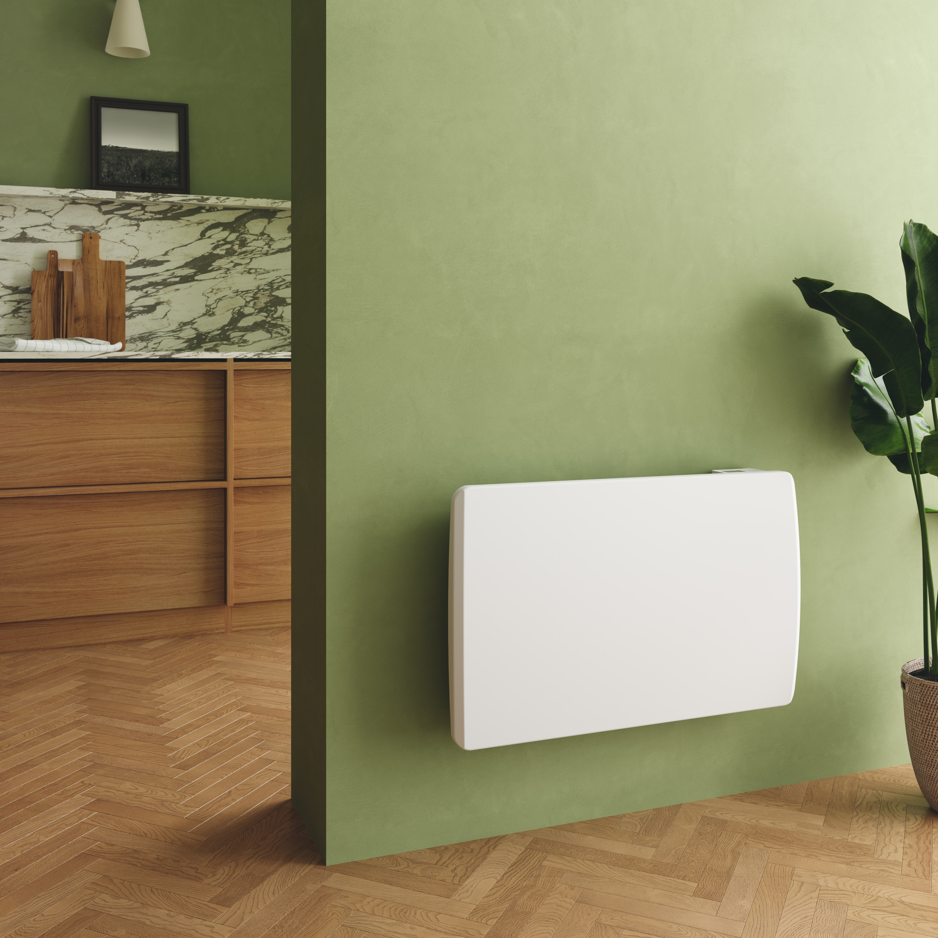 Toasty Lume Matt White Electric Radiator