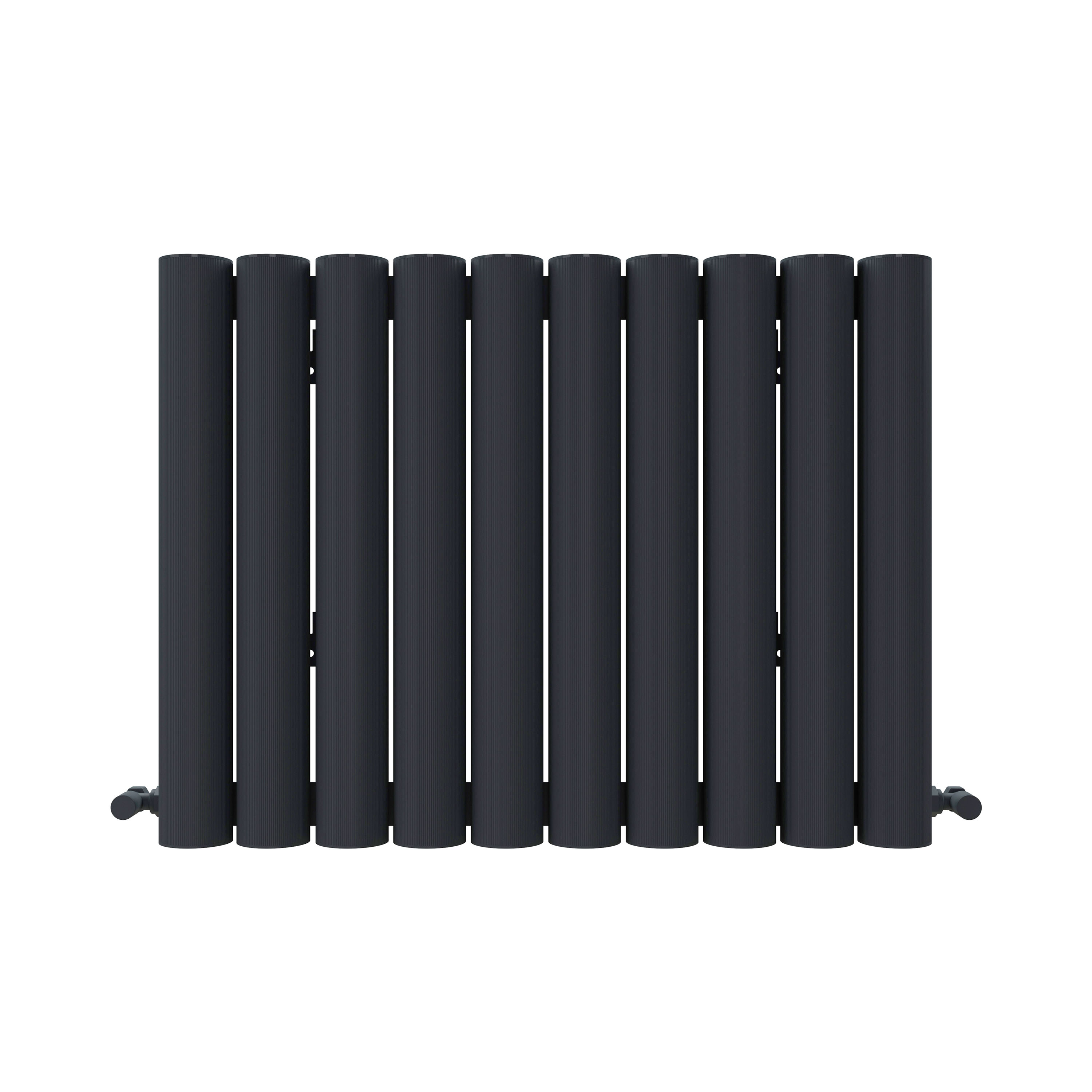 Carisa Otto Oval Single Panel Horizontal Aluminium Radiator