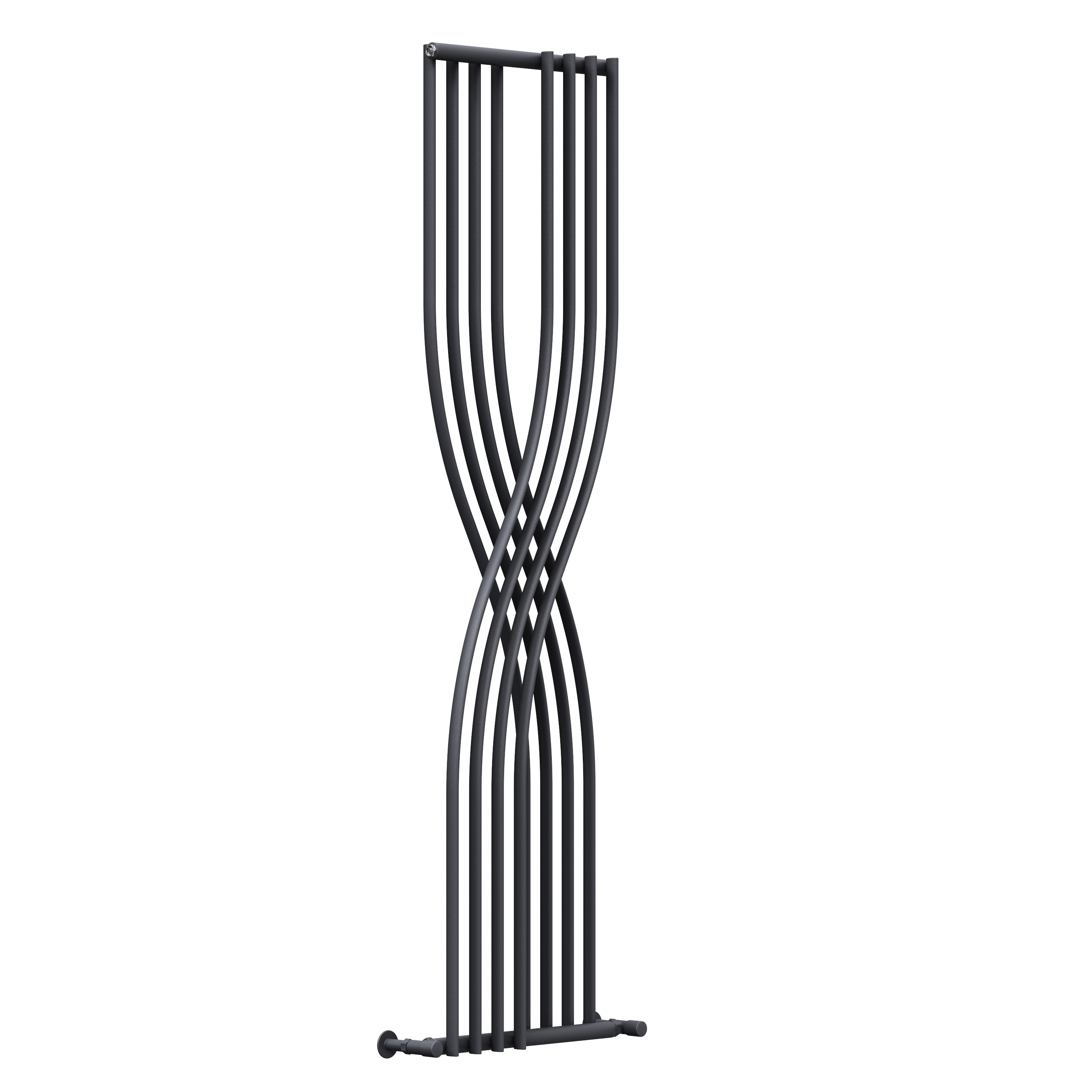 Toasty Embrace Anthracite Vertical Radiator - 1775 x 450mm