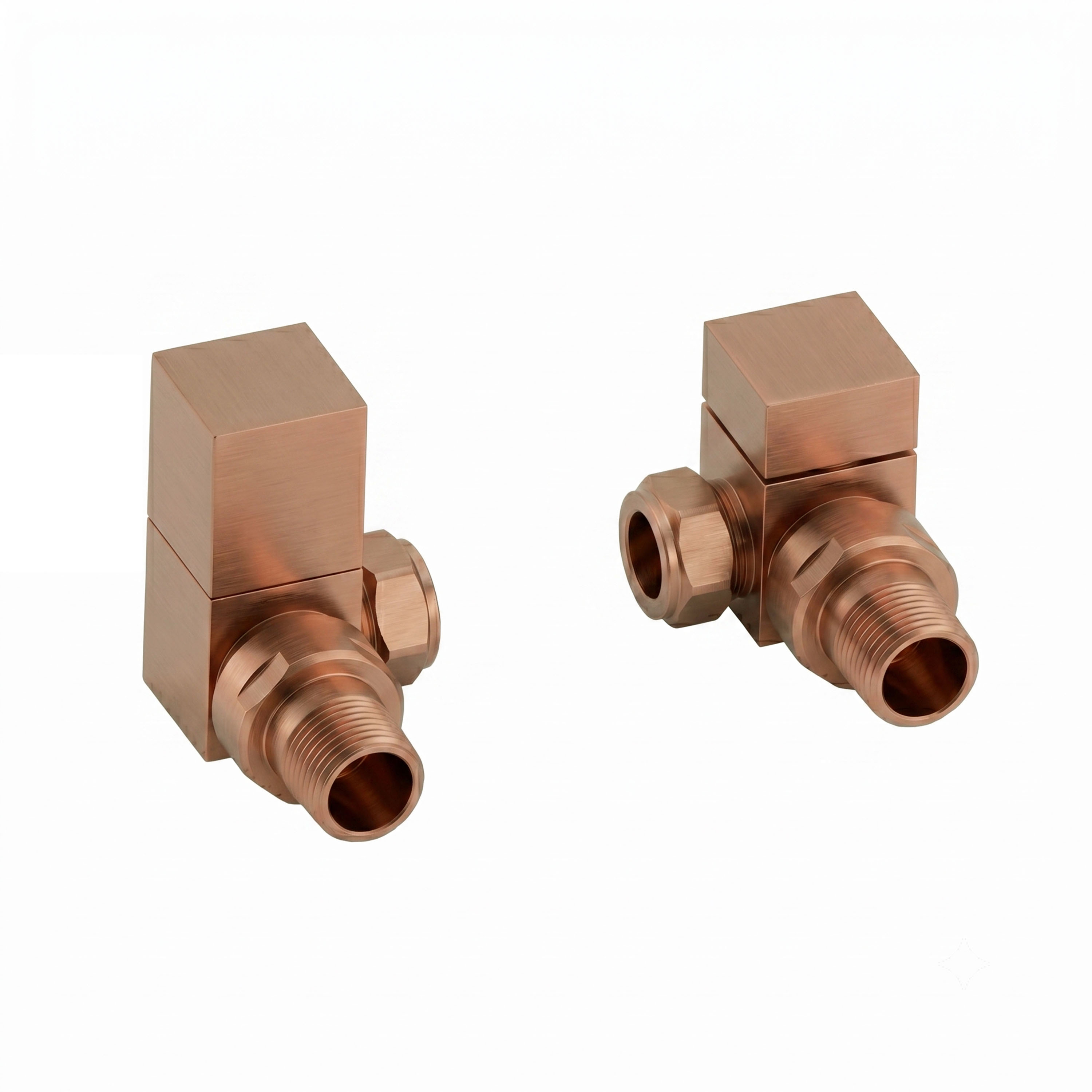 Toasty Brushed Bronze Square Manual Valve