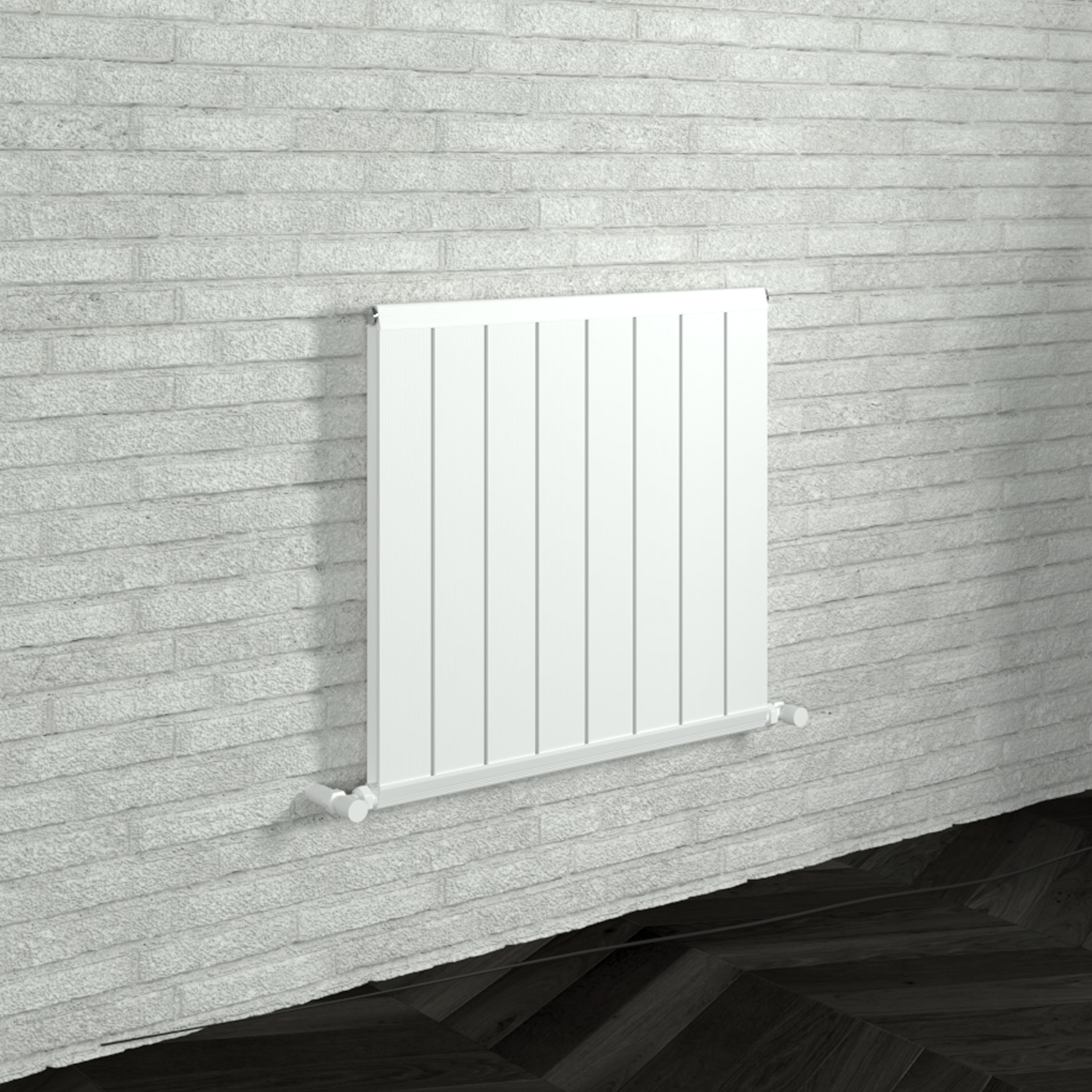 Carisa Elite Flat Panel Textured Horizontal Aluminium Radiator