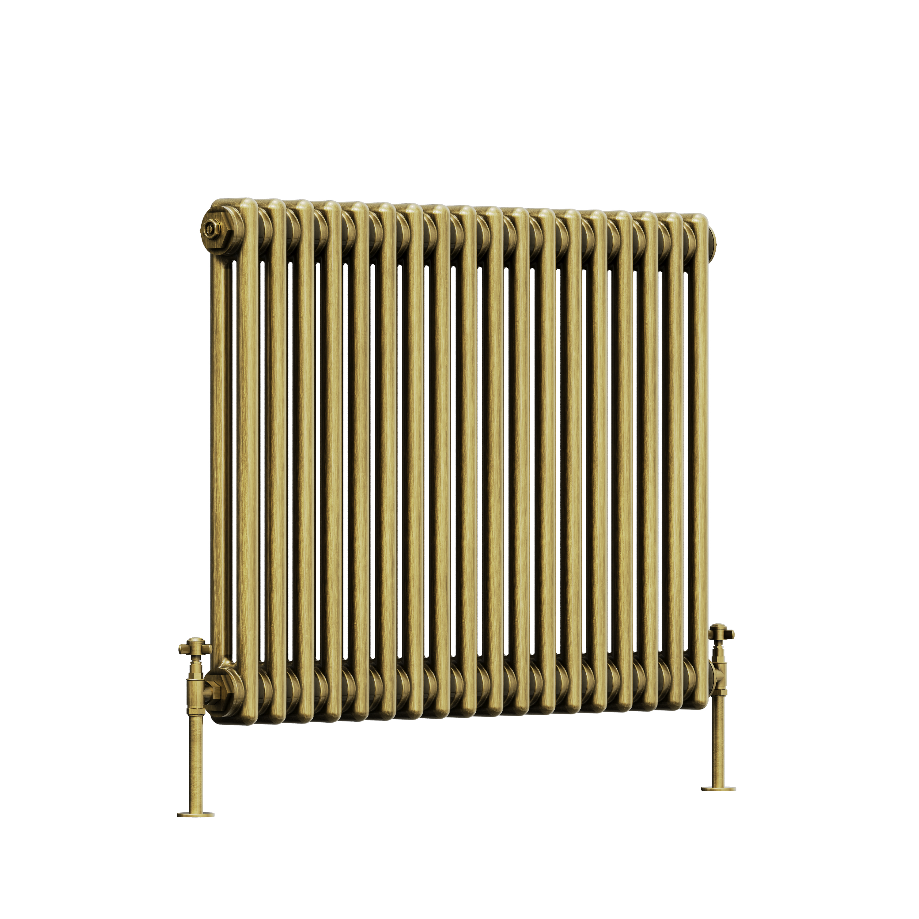 Toasty Ardleigh Antique Brass Horizontal Column Radiator