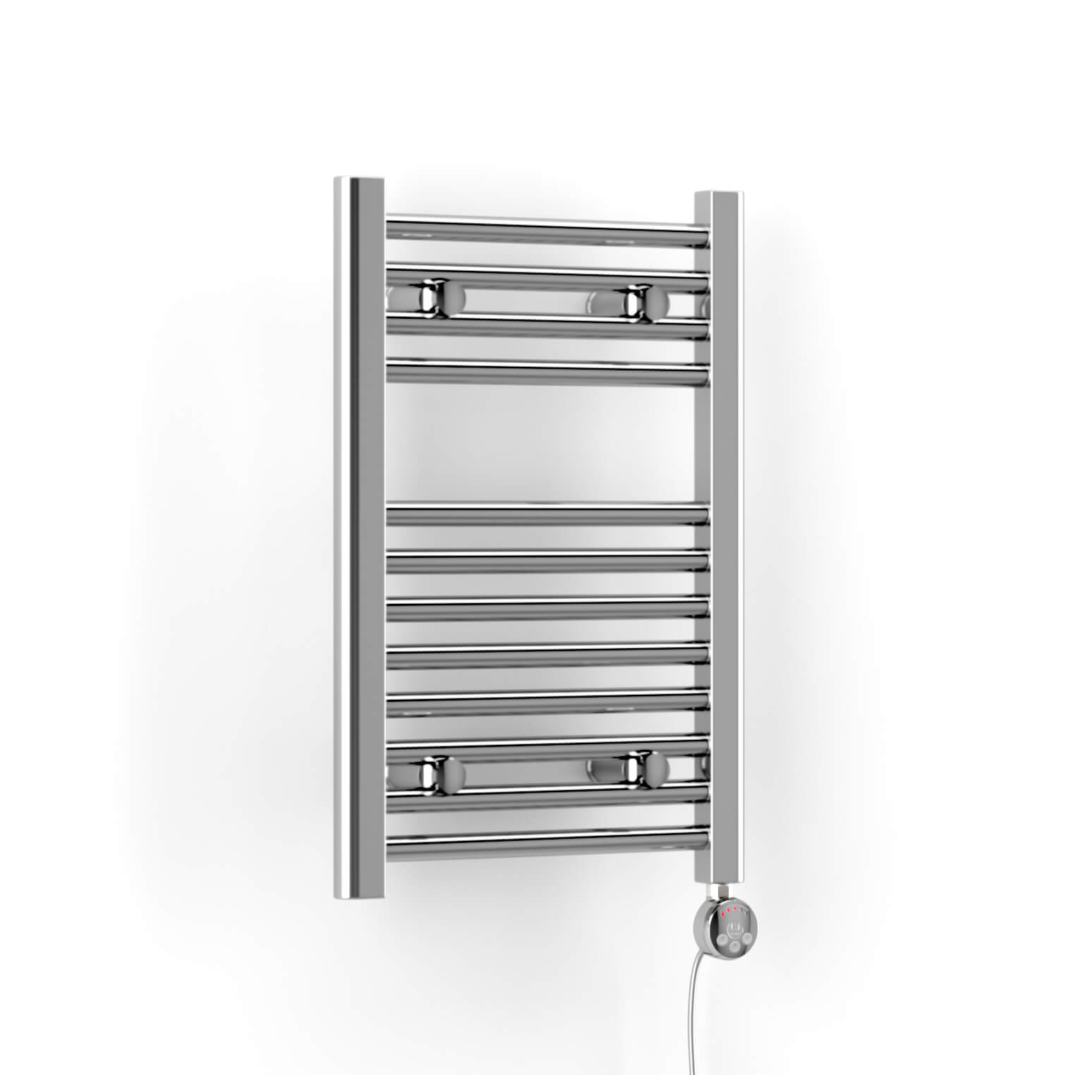 Terma Leo Chrome Electric Heated Towel Rail with Heating Element