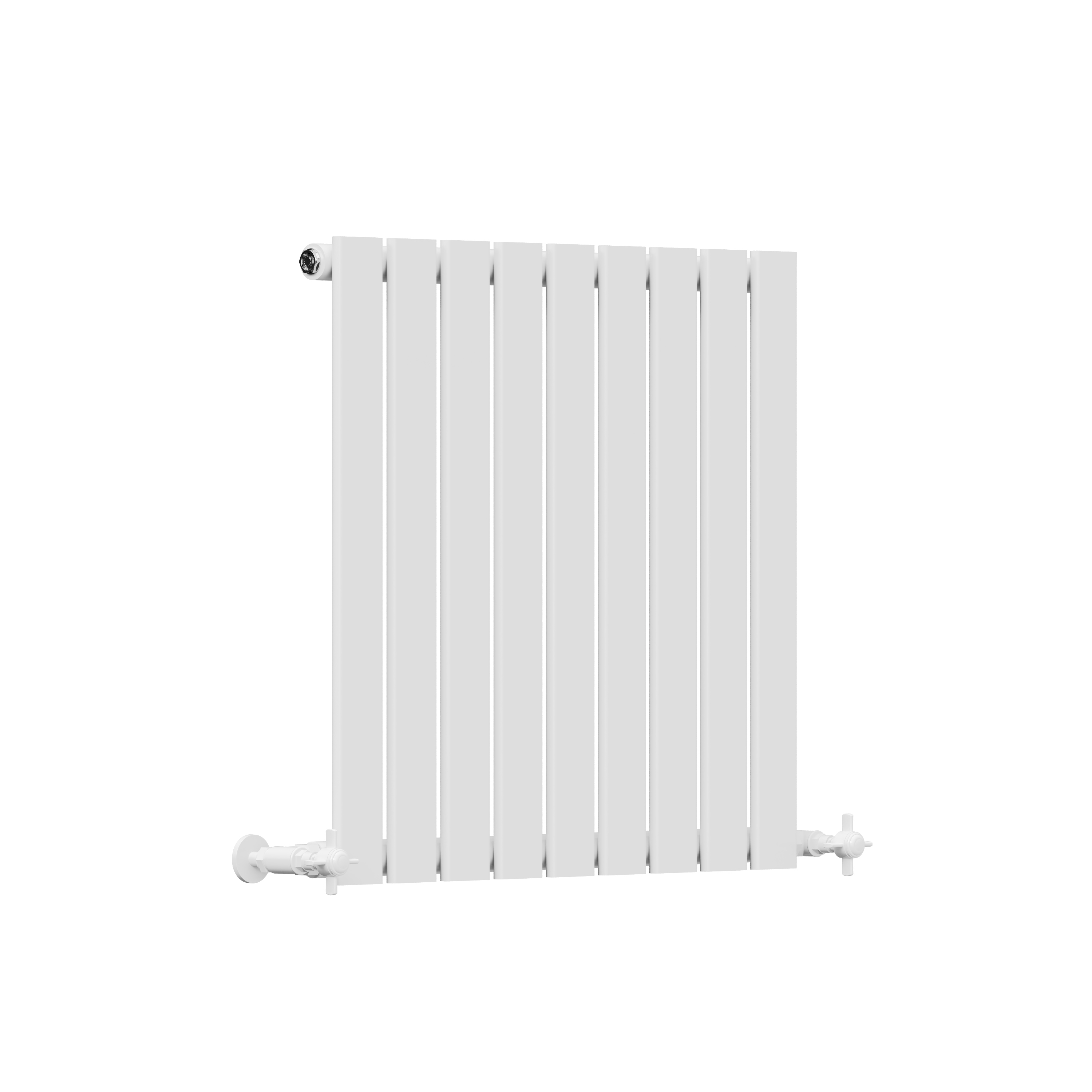 Toasty Radiance White Flat Panel Horizontal Radiator