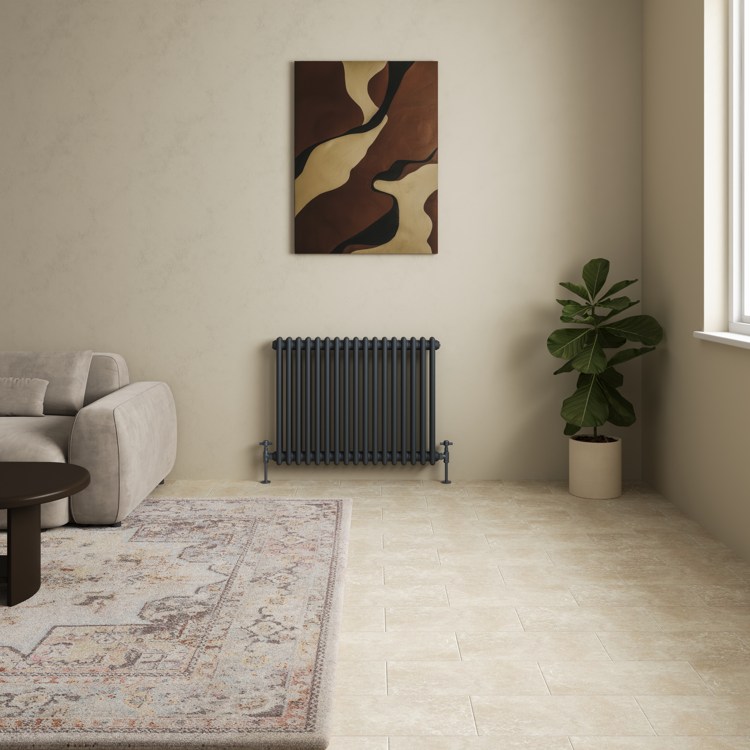 Toasty Ardleigh Anthracite Horizontal Column Radiator