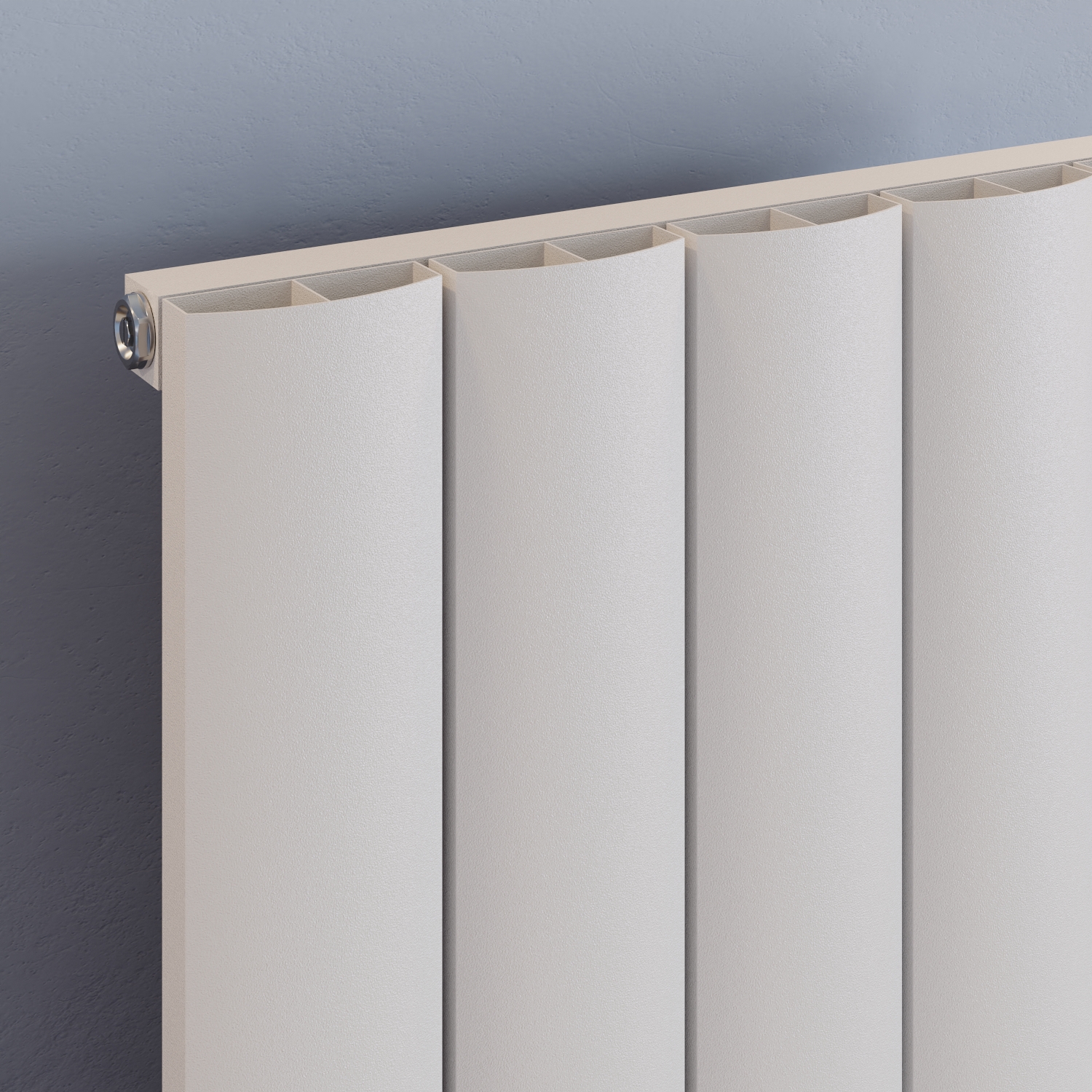 Toasty Forma White Vertical Aluminium Radiator