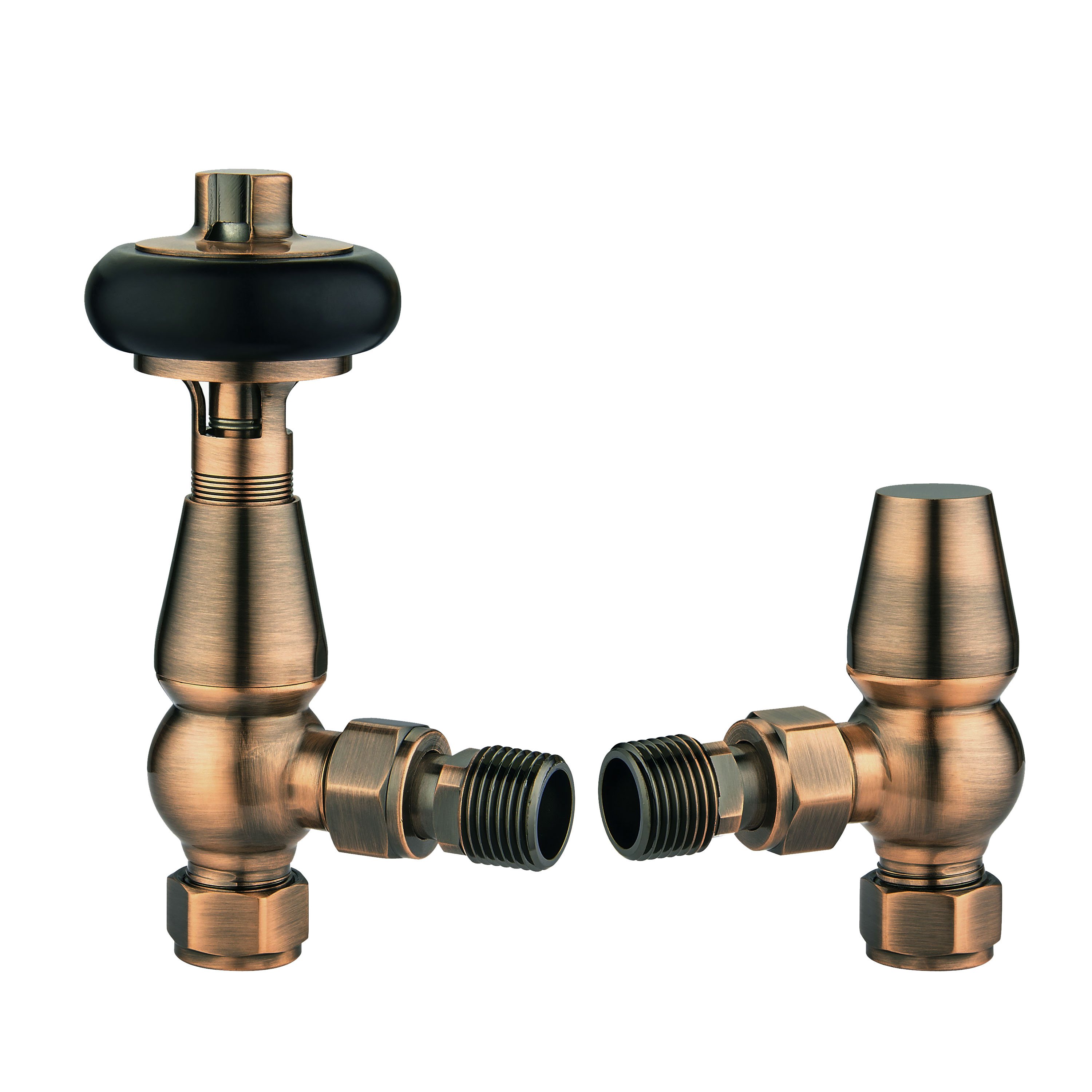 Toasty Ardleigh Antique Copper Thermostatic Radiator Valves