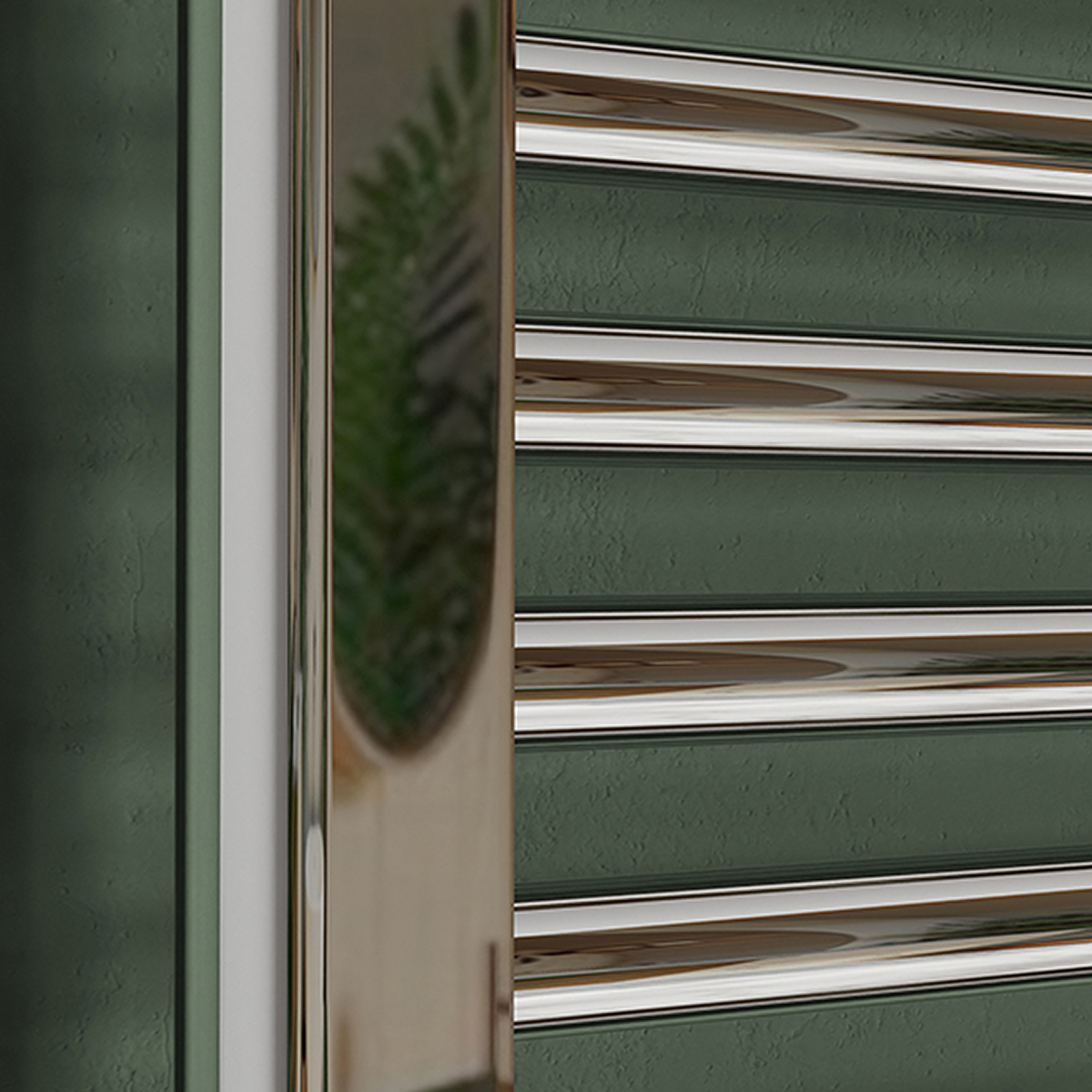 Toasty Glow Chrome 22mm Heated Ladder Towel Rail