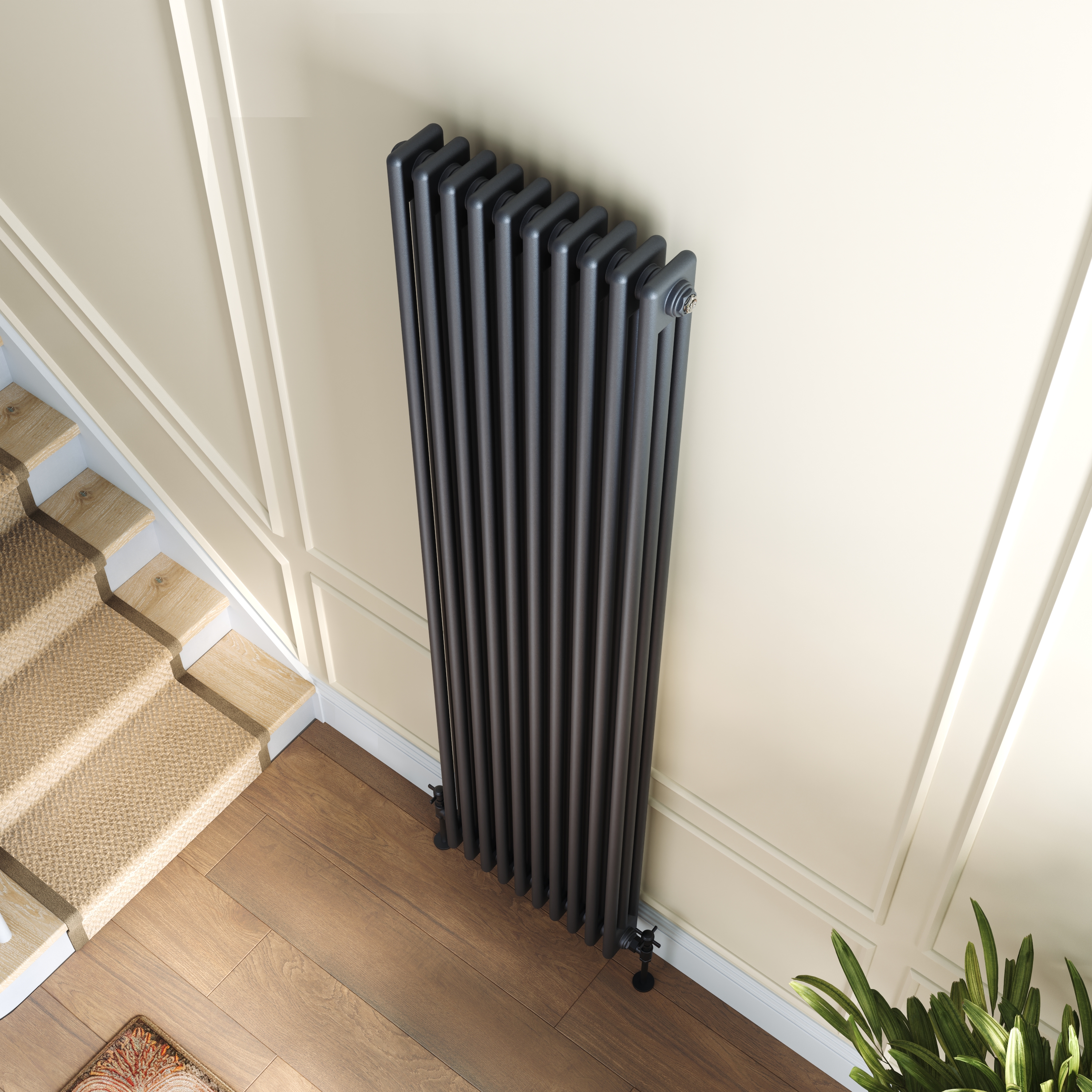 Toasty Ardleigh Anthracite Vertical Column Radiator