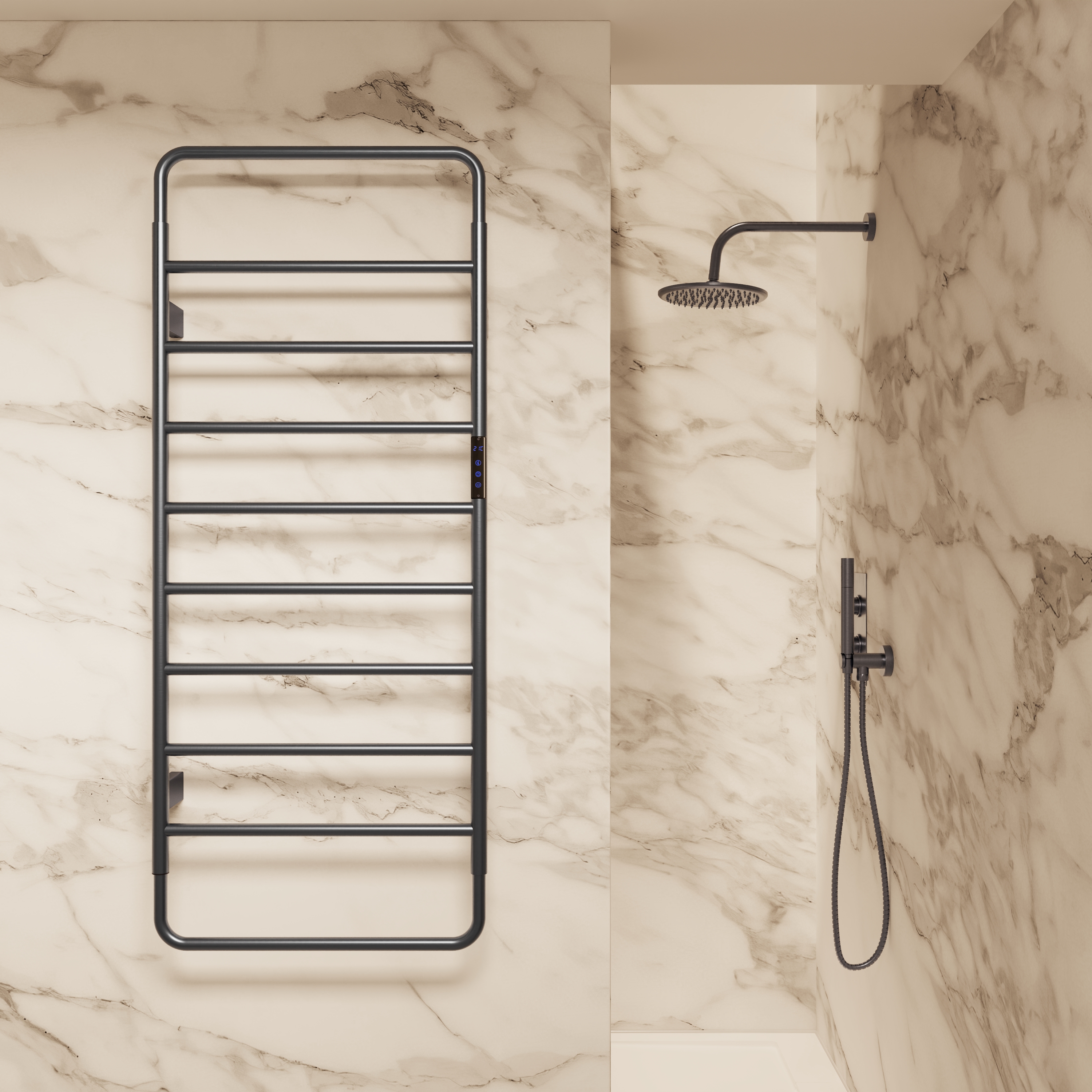 Toasty Muse Electric Heated Towel Rail