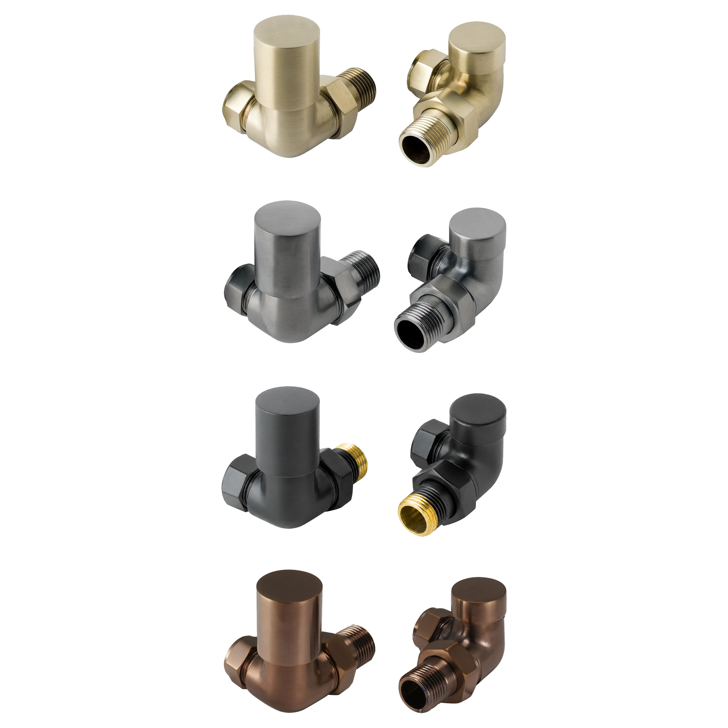 VOS Corner Radiator Valves