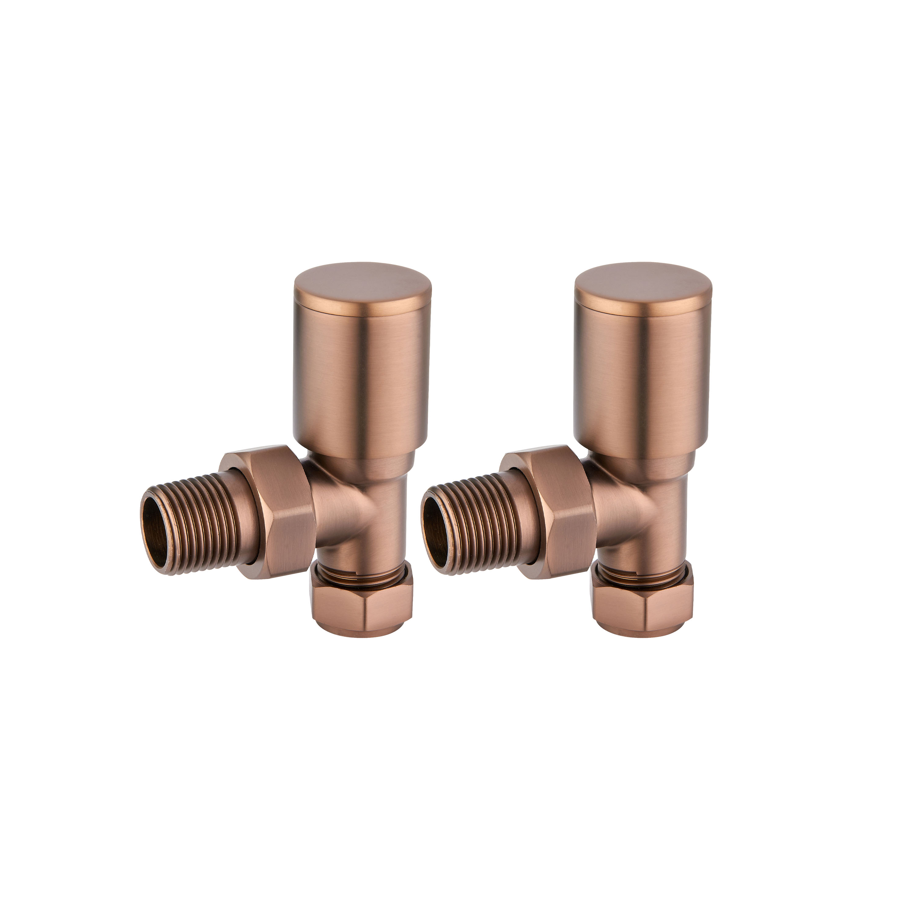 Toasty Brushed Bronze Dual Fuel Kit With Manual Element, Valves And T-Piece