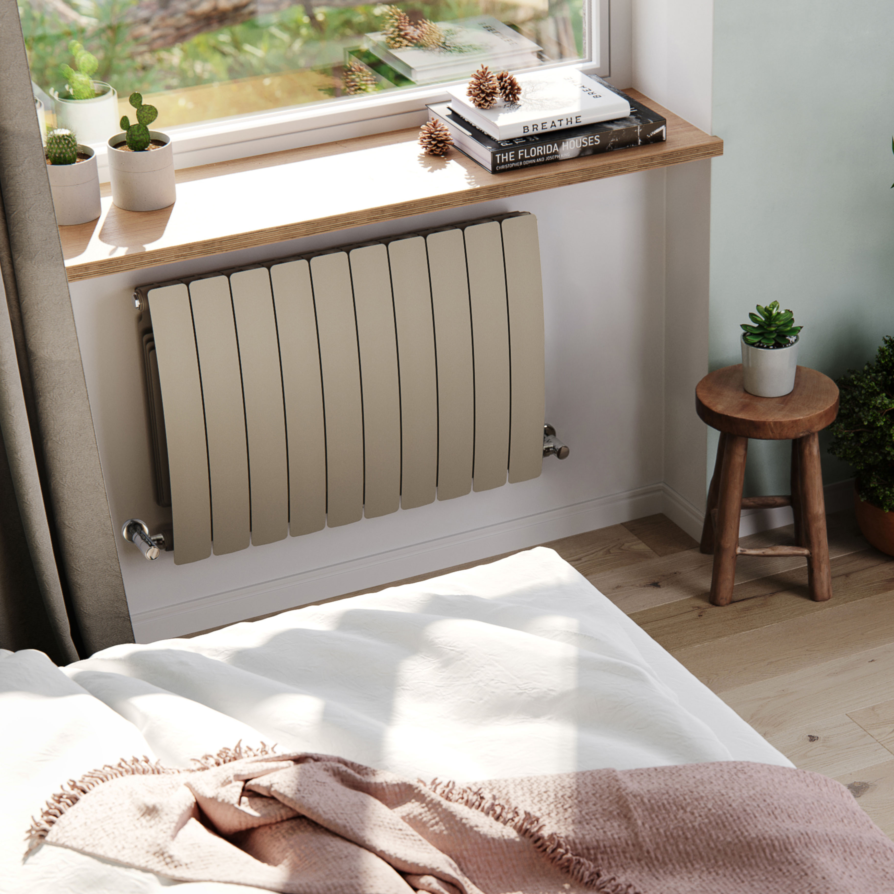 Terma Bergamo Single Panel Horizontal Aluminium Radiator