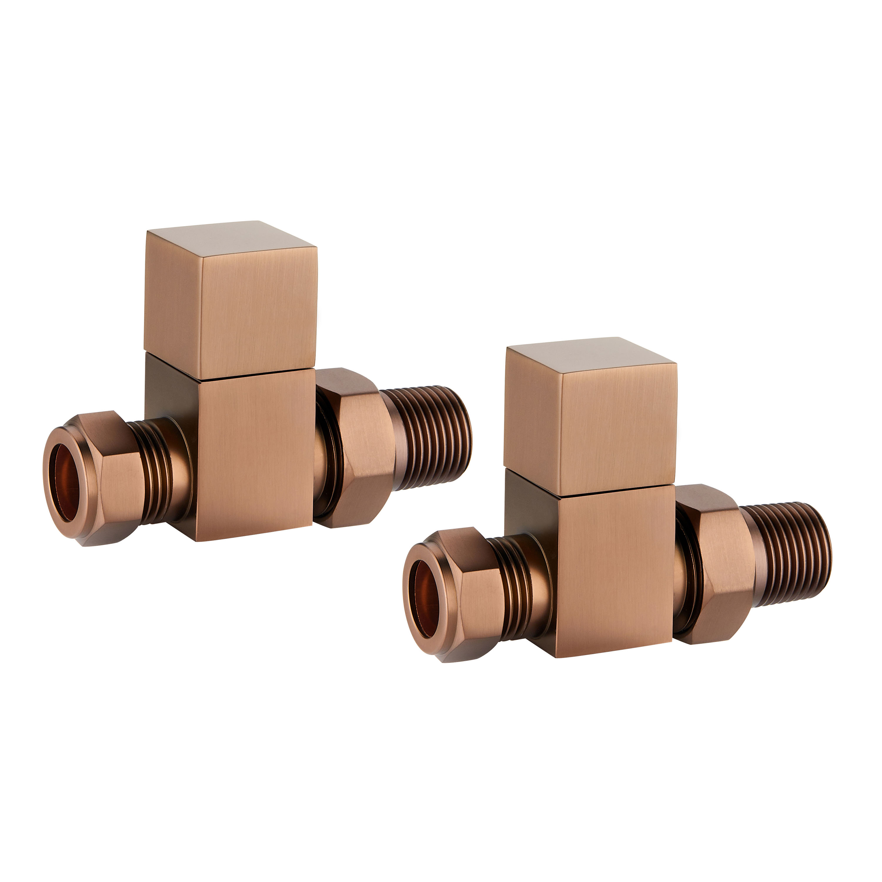 Toasty Brushed Bronze Square Manual Valve