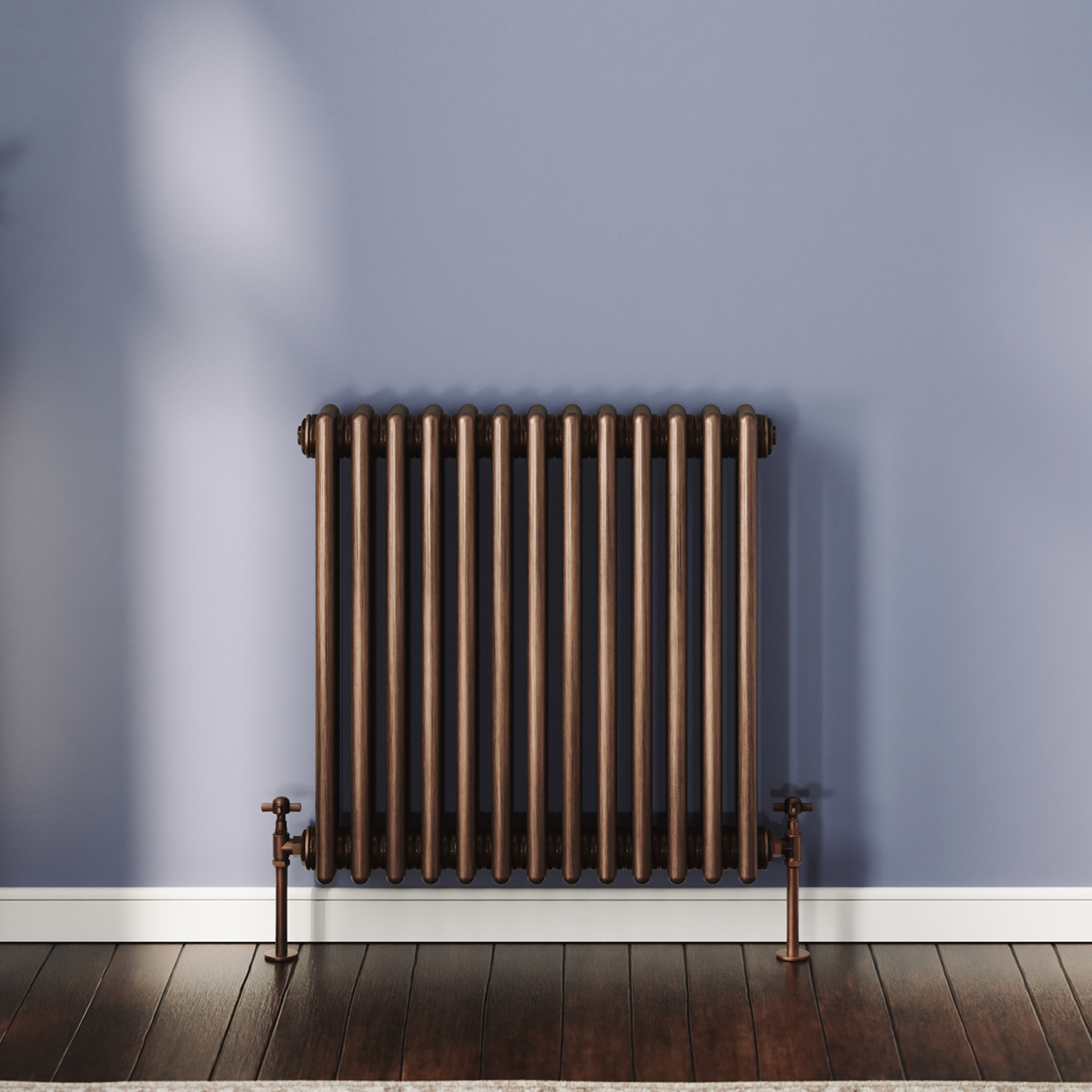 Toasty Ardleigh Antique Copper Horizontal 3 Column Radiator