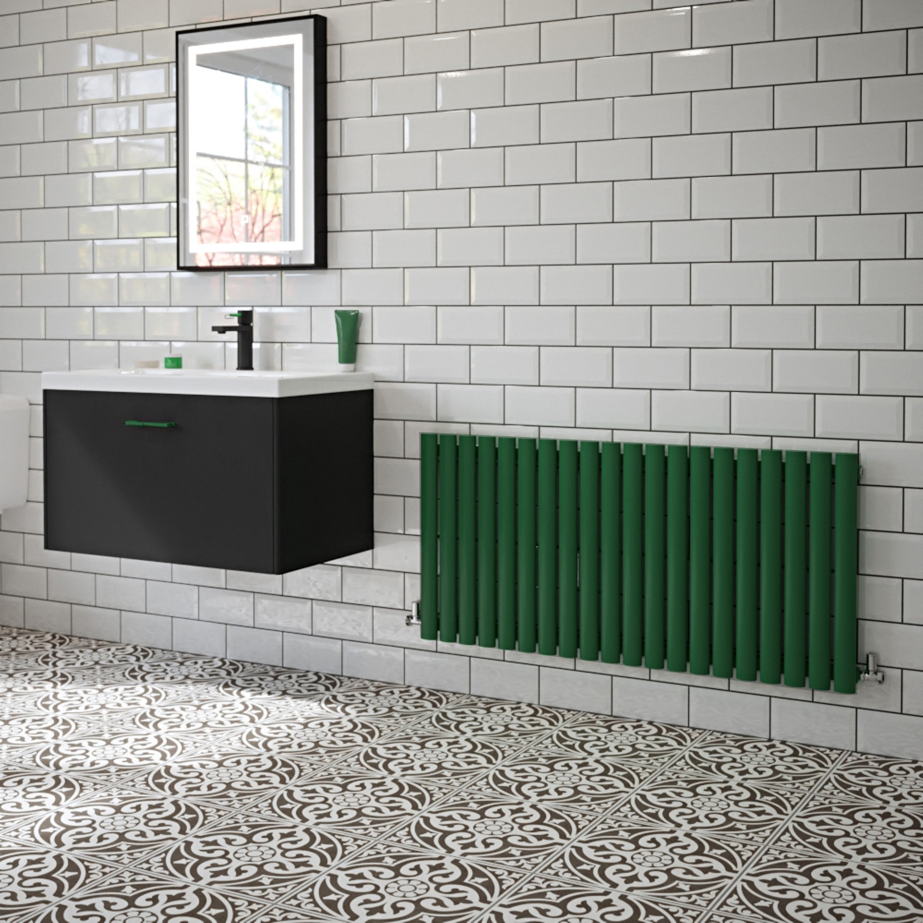 Vibrance Single Panel Horizontal Radiator - 550 x 1180mm