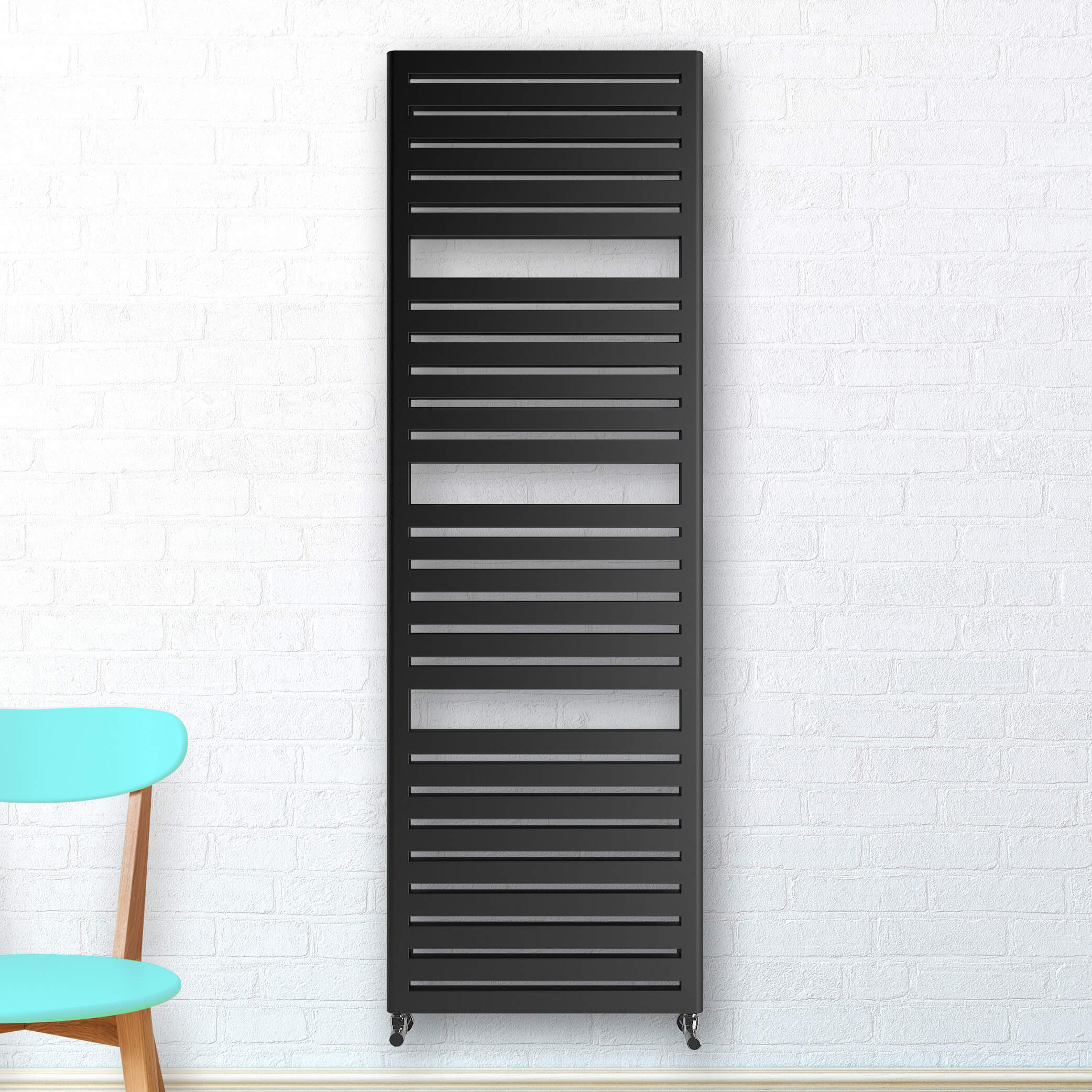 Terma Salisbury Metallic Black Heated Towel Rail