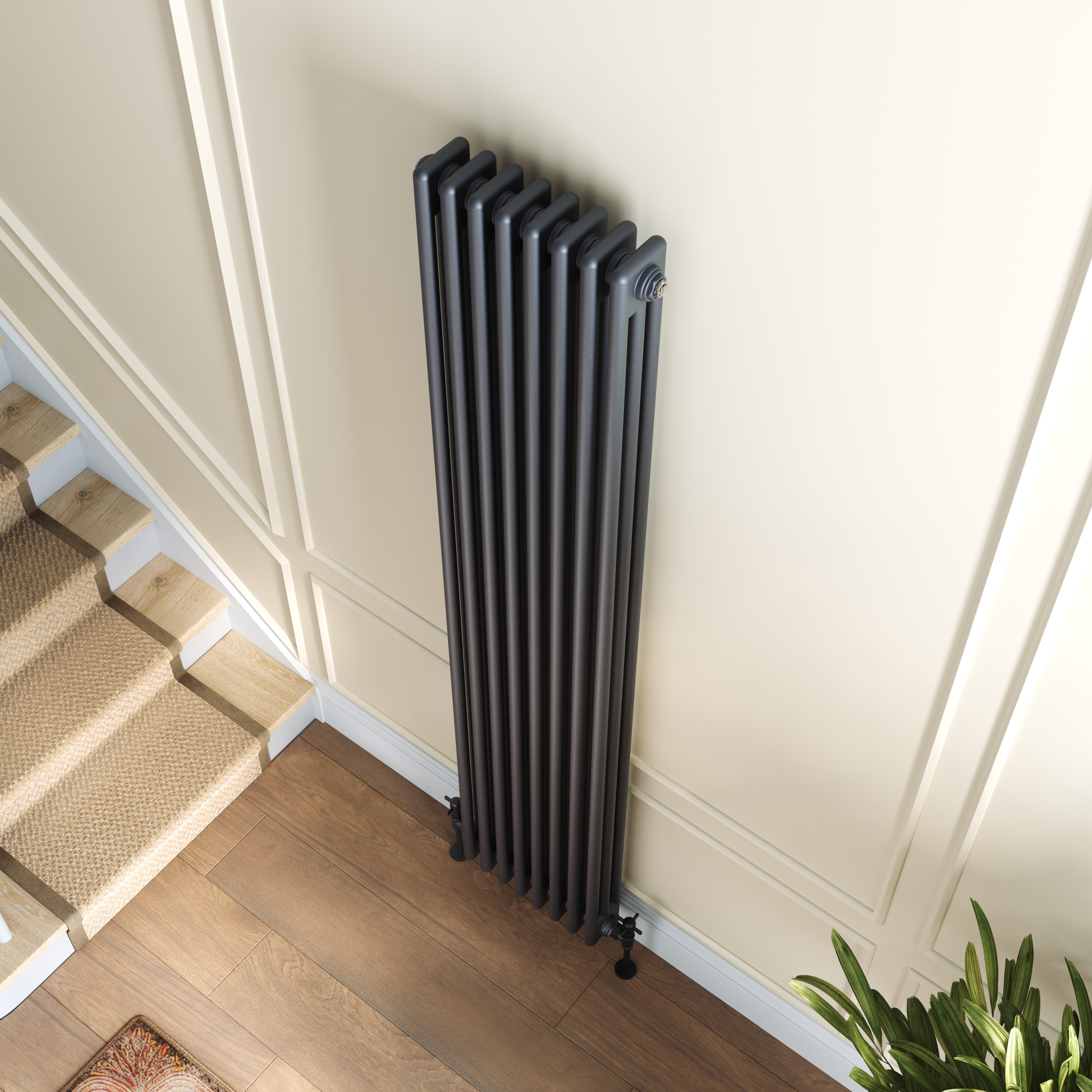Toasty Ardleigh Anthracite Vertical Column Radiator