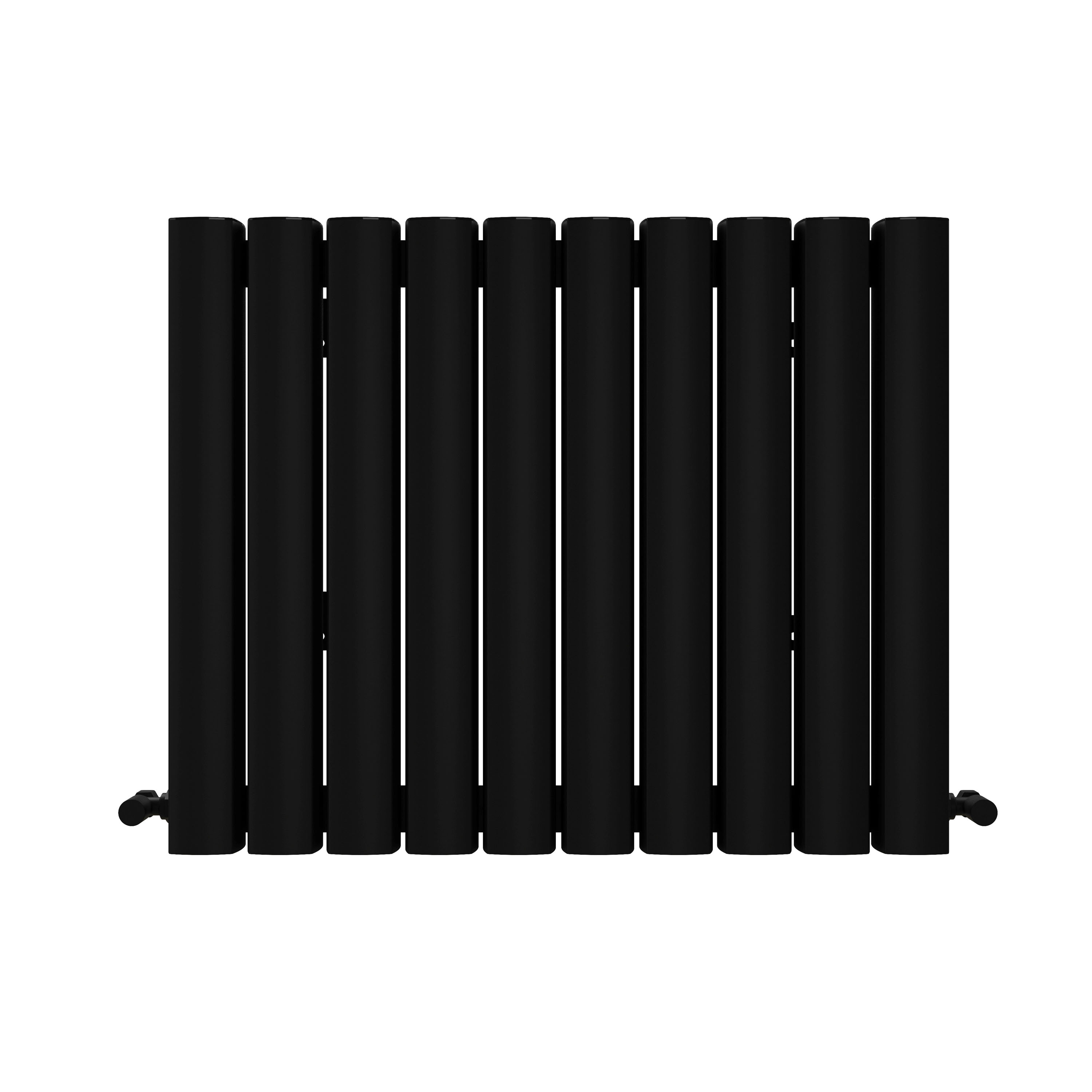 Carisa Vesta Oval Single Panel Horizontal Aluminium Radiator