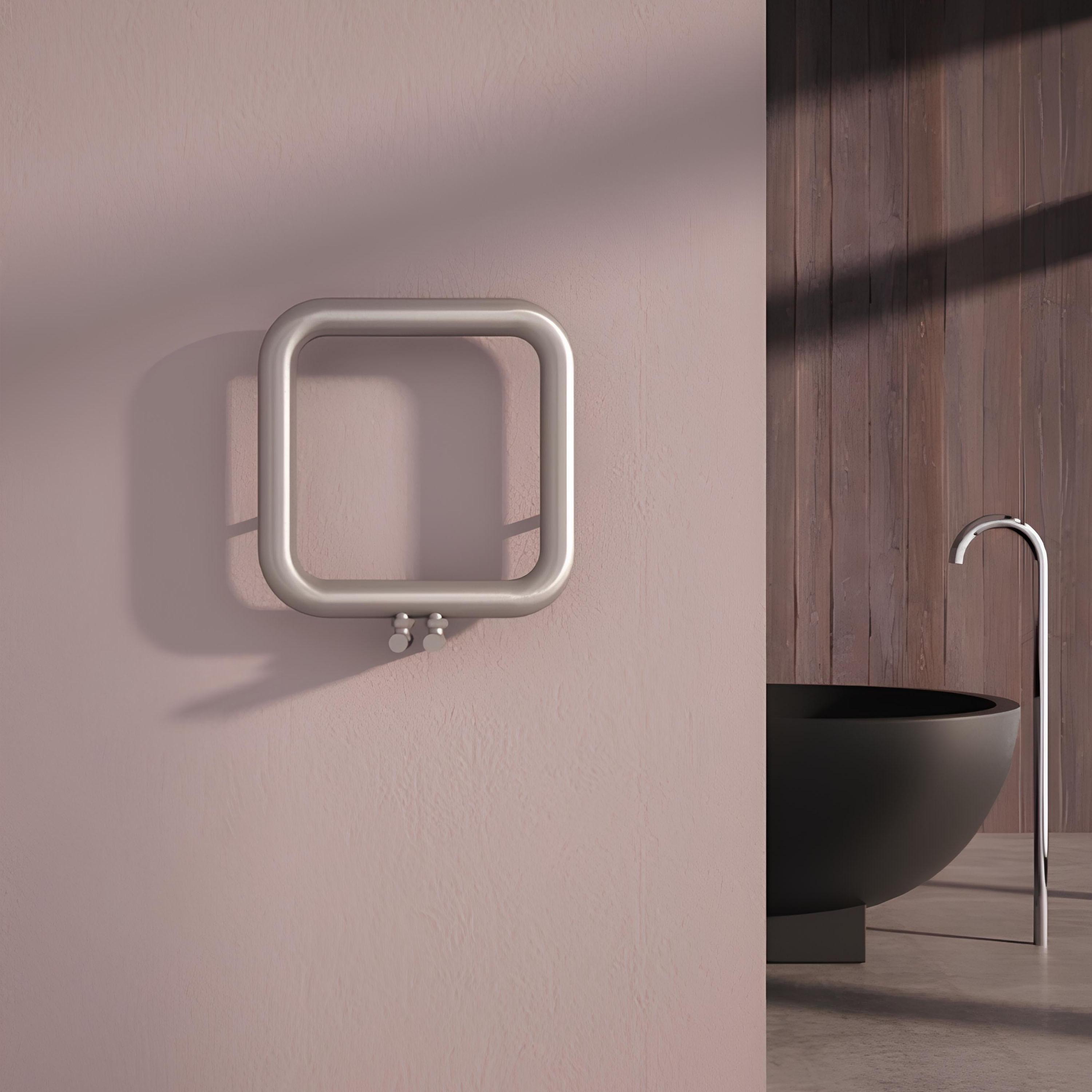 Carisa Baro Stainless Steel Vertical Designer Heated Towel Rail