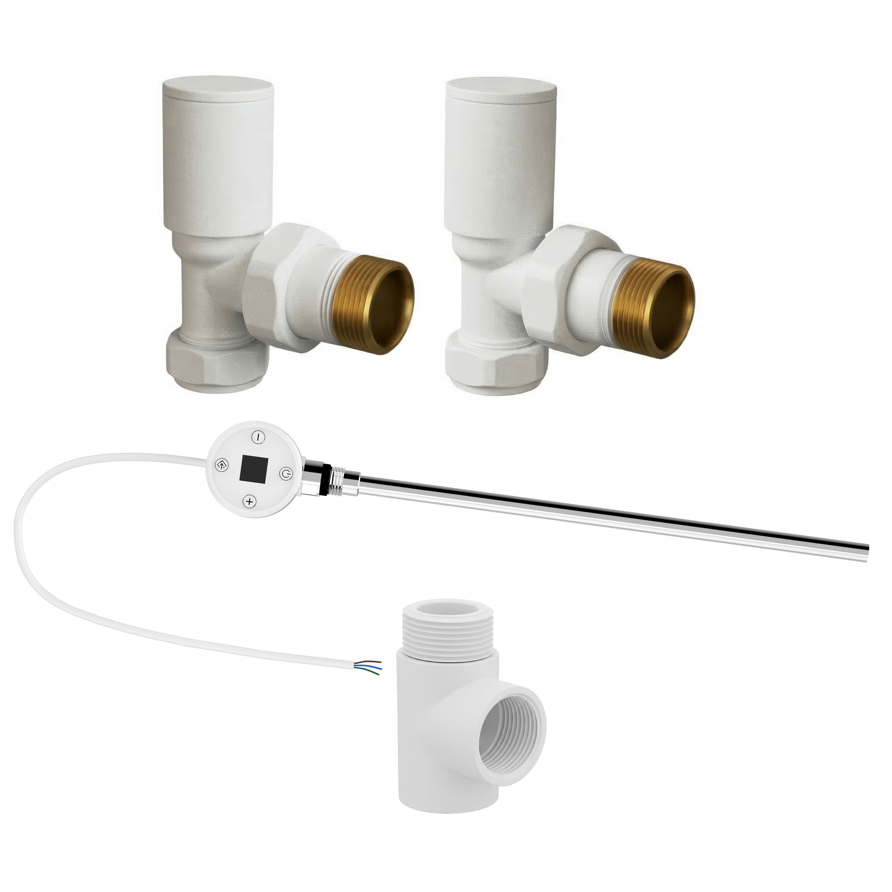 Toasty White Dual Fuel Kit With Digital Element, Valves And T-Piece