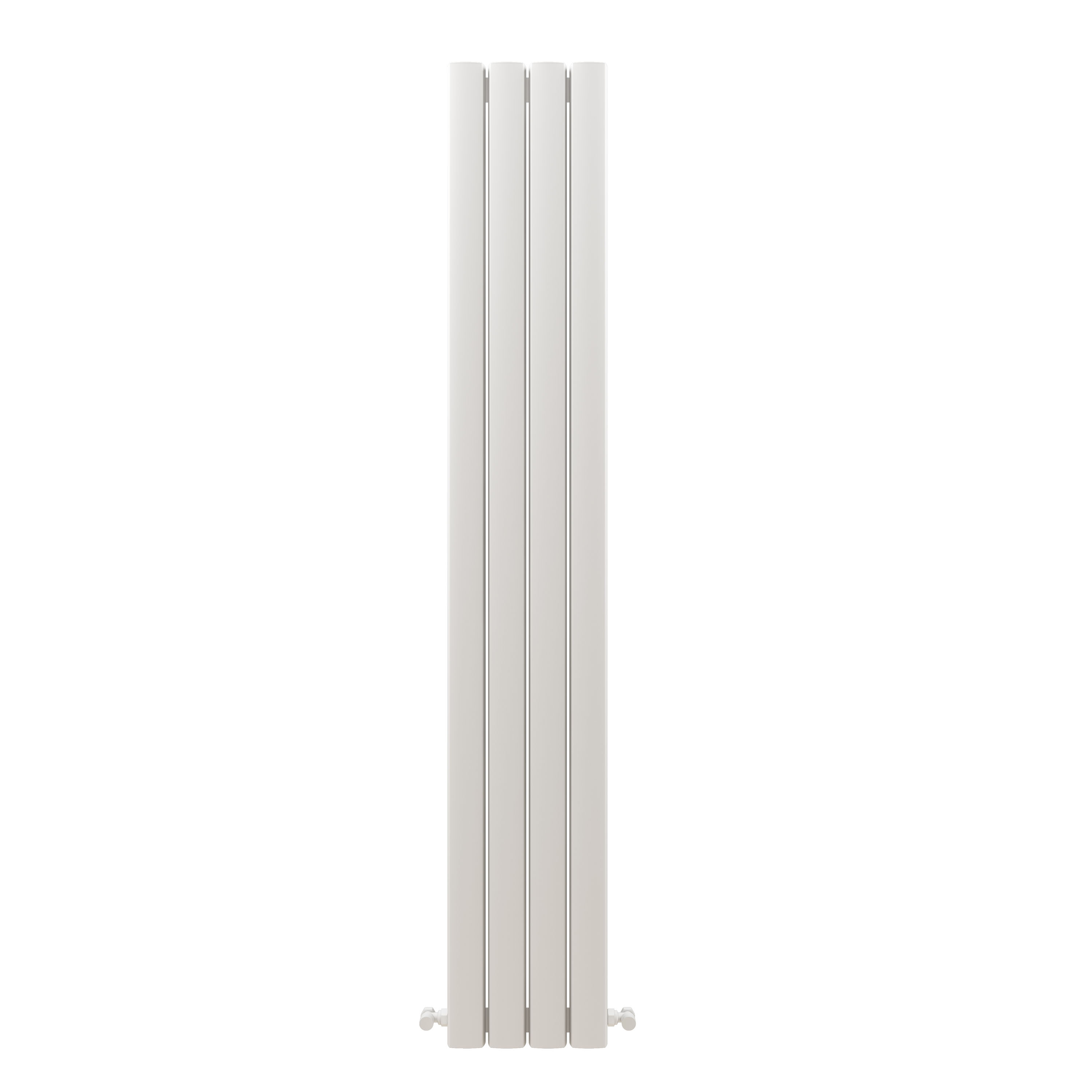 Carisa Vesta Oval Single Panel Vertical Aluminium Radiator