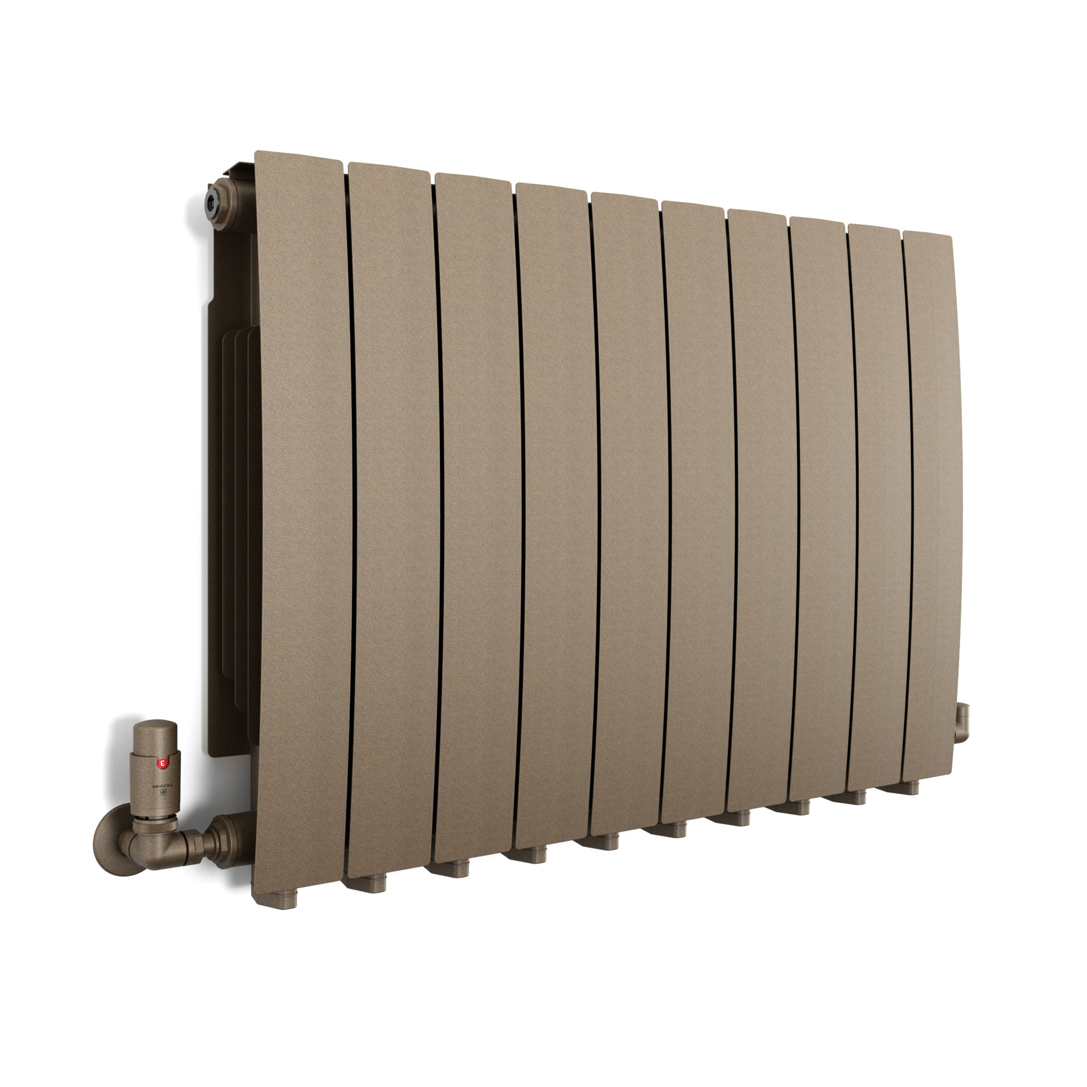 Terma Bergamo Single Panel Horizontal Aluminium Radiator