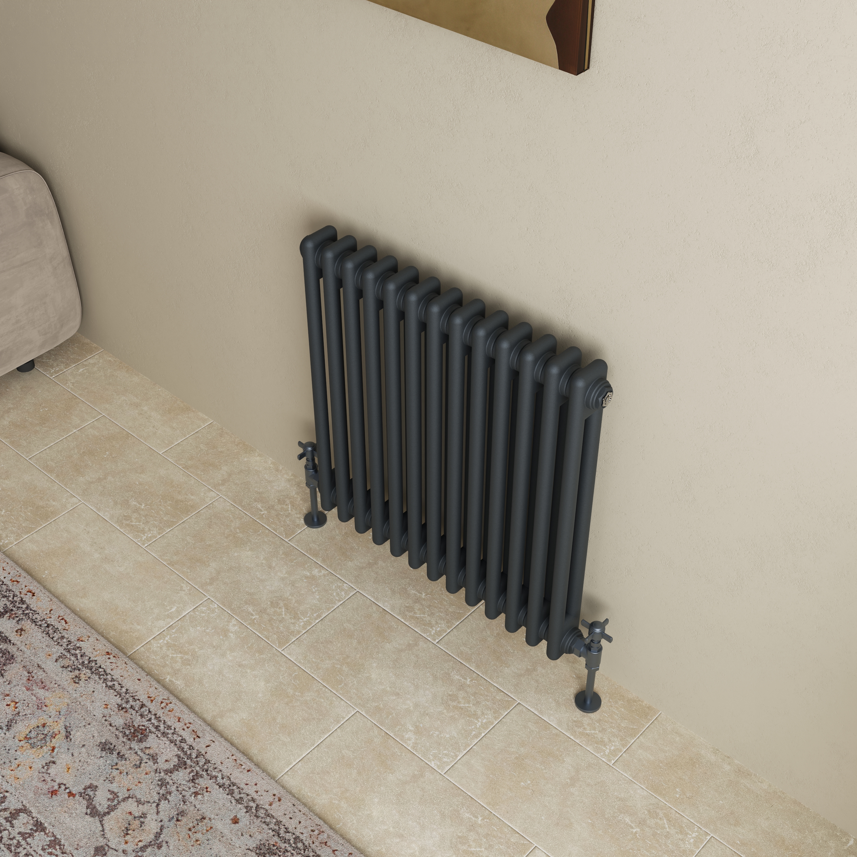 Toasty Ardleigh Anthracite Horizontal Column Radiator