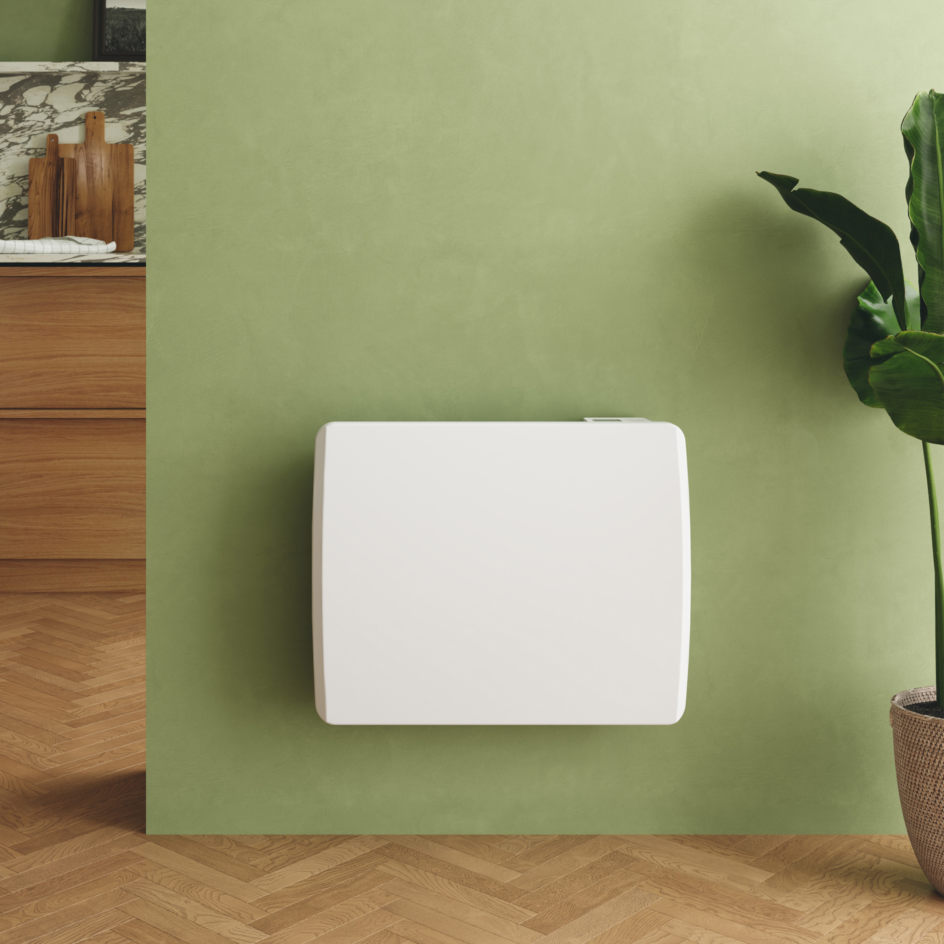 Toasty Lume Matt White Electric Radiator