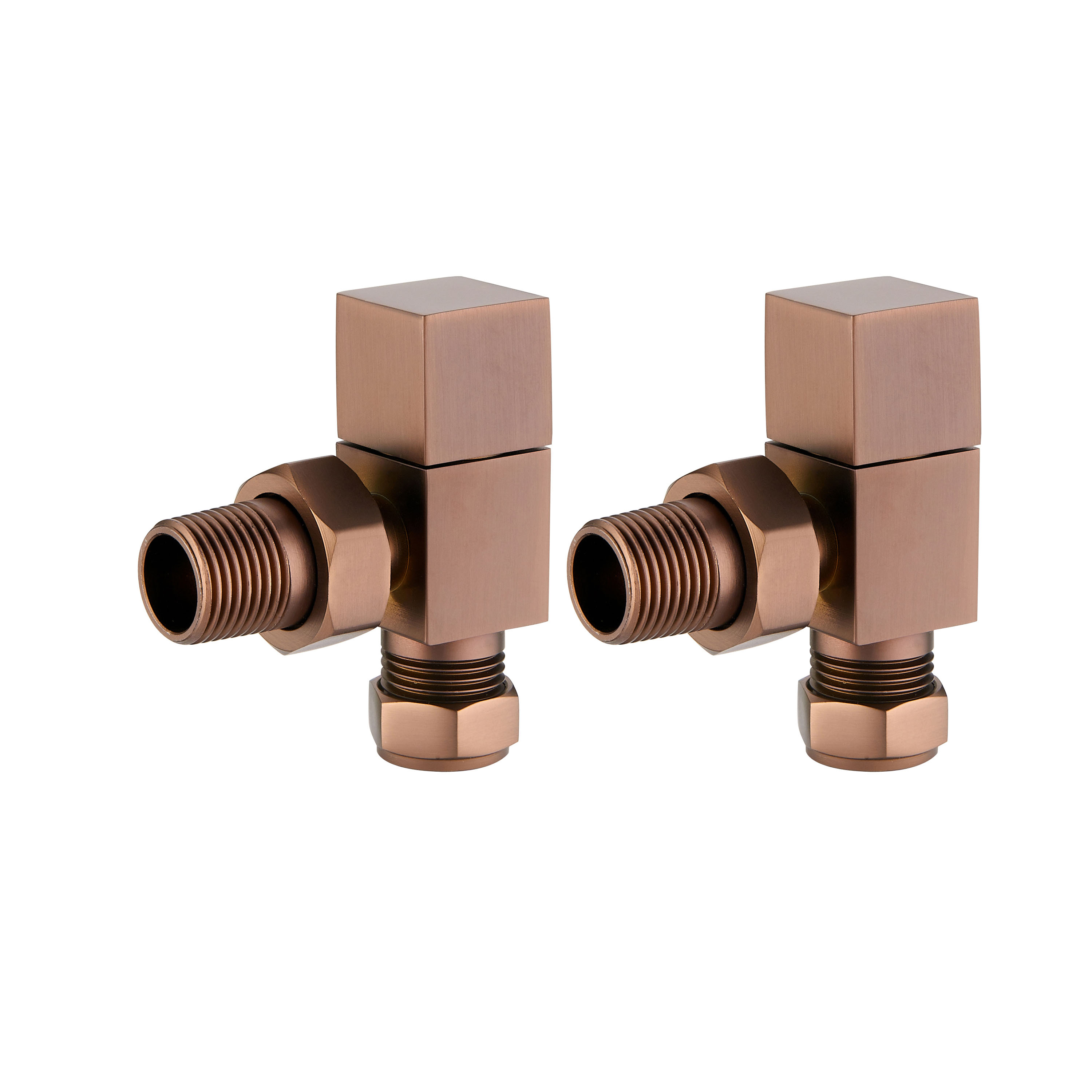 Toasty Brushed Bronze Square Manual Valve