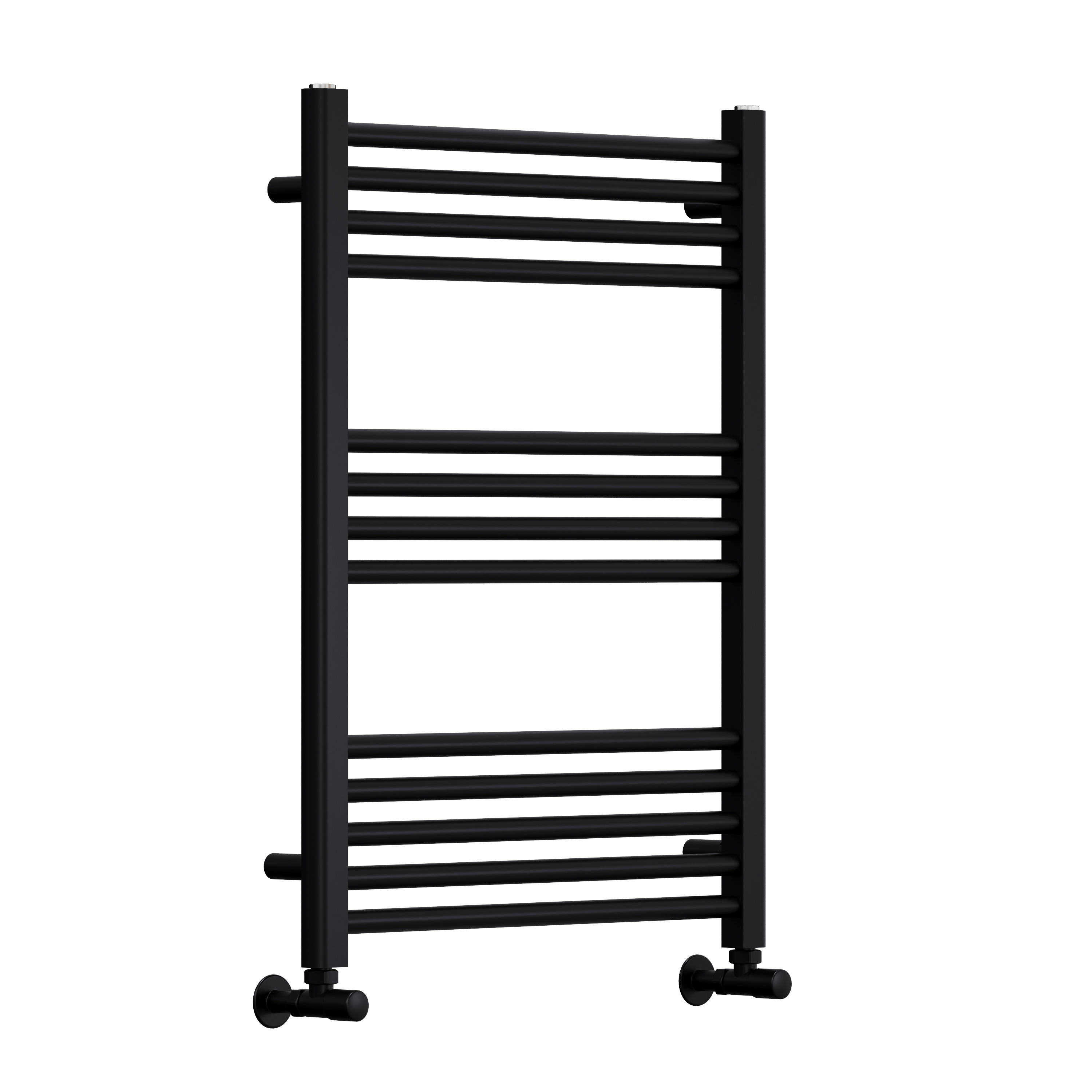 Toasty Glow Premium Matt Black 25mm Heated Towel Rail