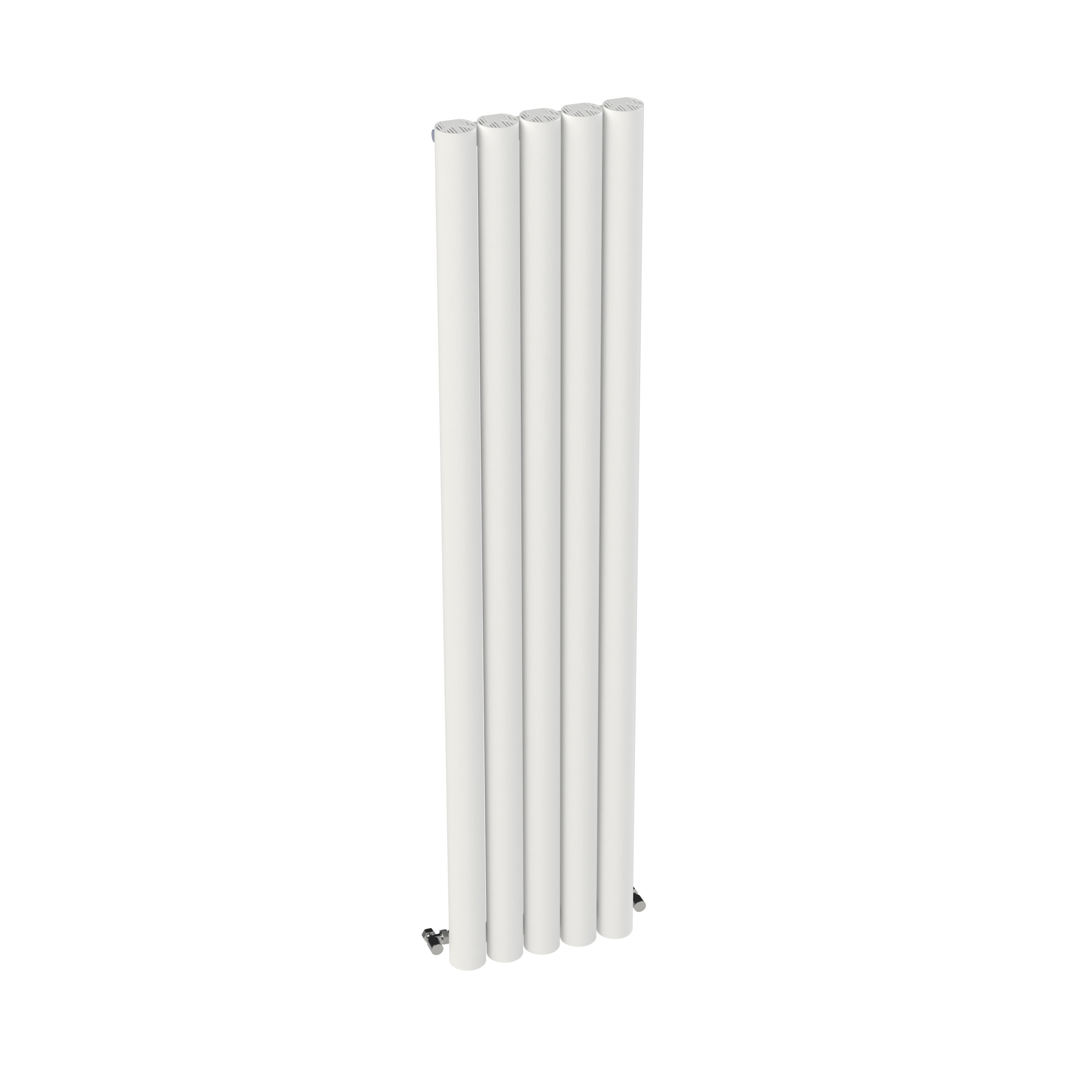 Carisa Otto Oval Single Panel Vertical Aluminium Radiator