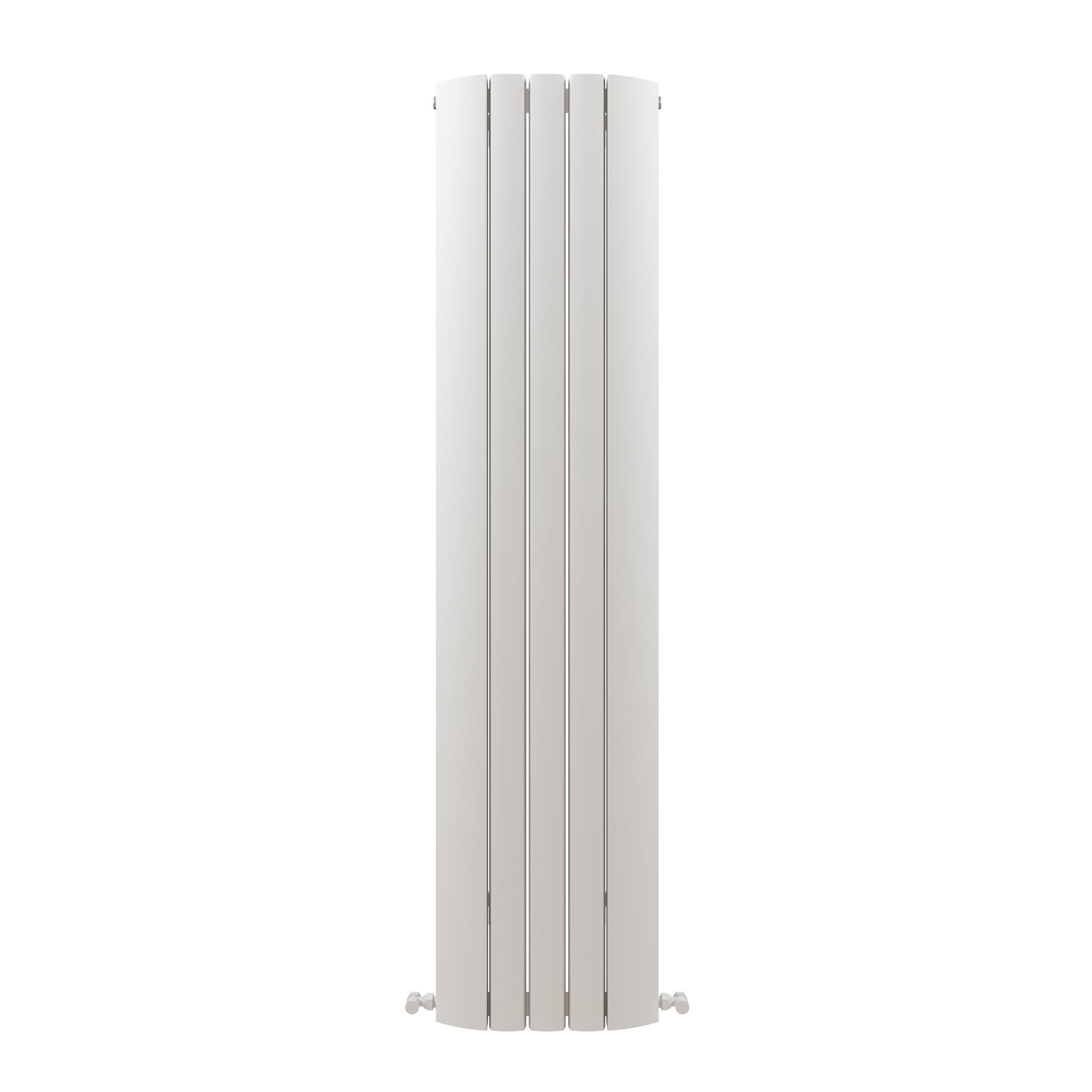 Carisa Gaia Oval Single Panel Vertical Aluminium Radiator