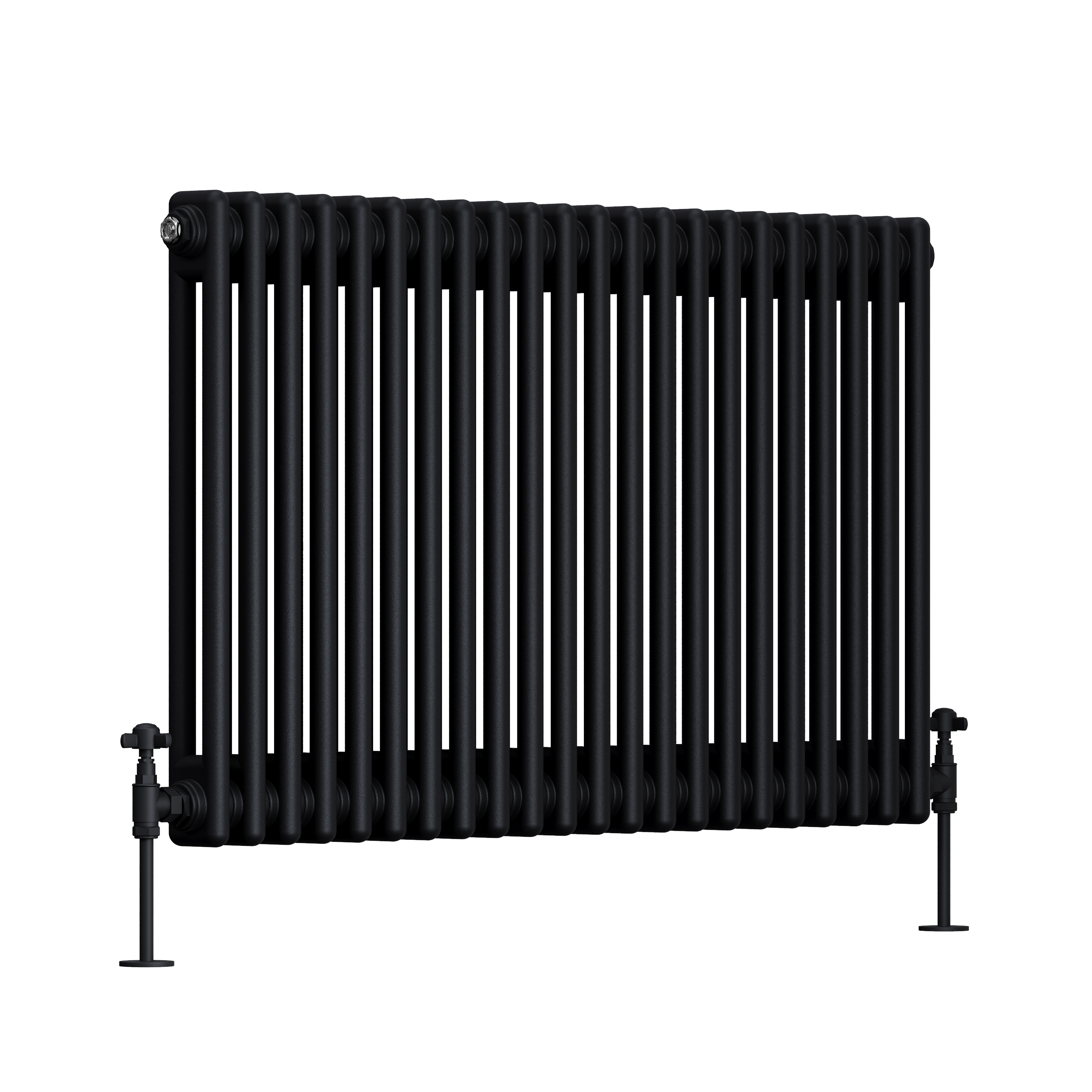 Toasty Ardleigh Matt Black Horizontal Column Radiator