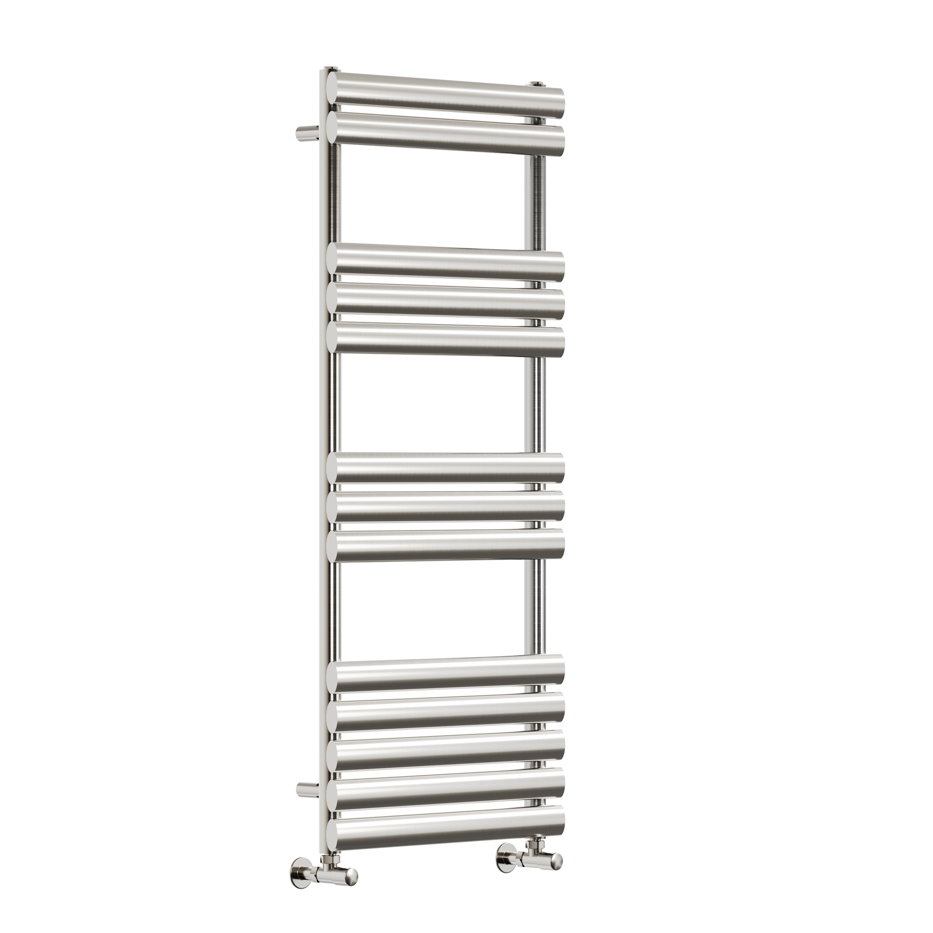 Toasty Eden Brushed Nickel Heated Towel Rail