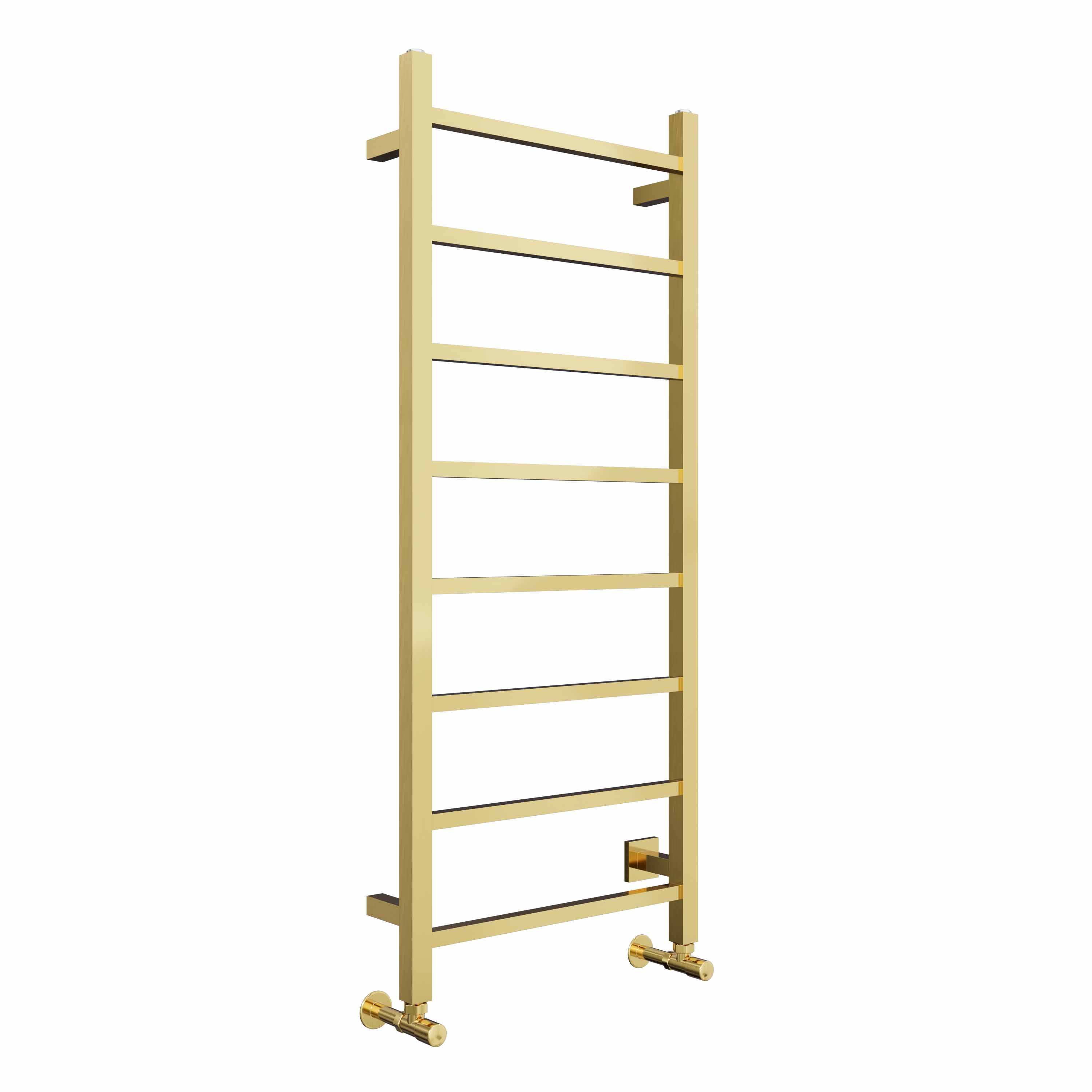 Toasty Arcus Brushed Brass Electric Heated Towel Rail