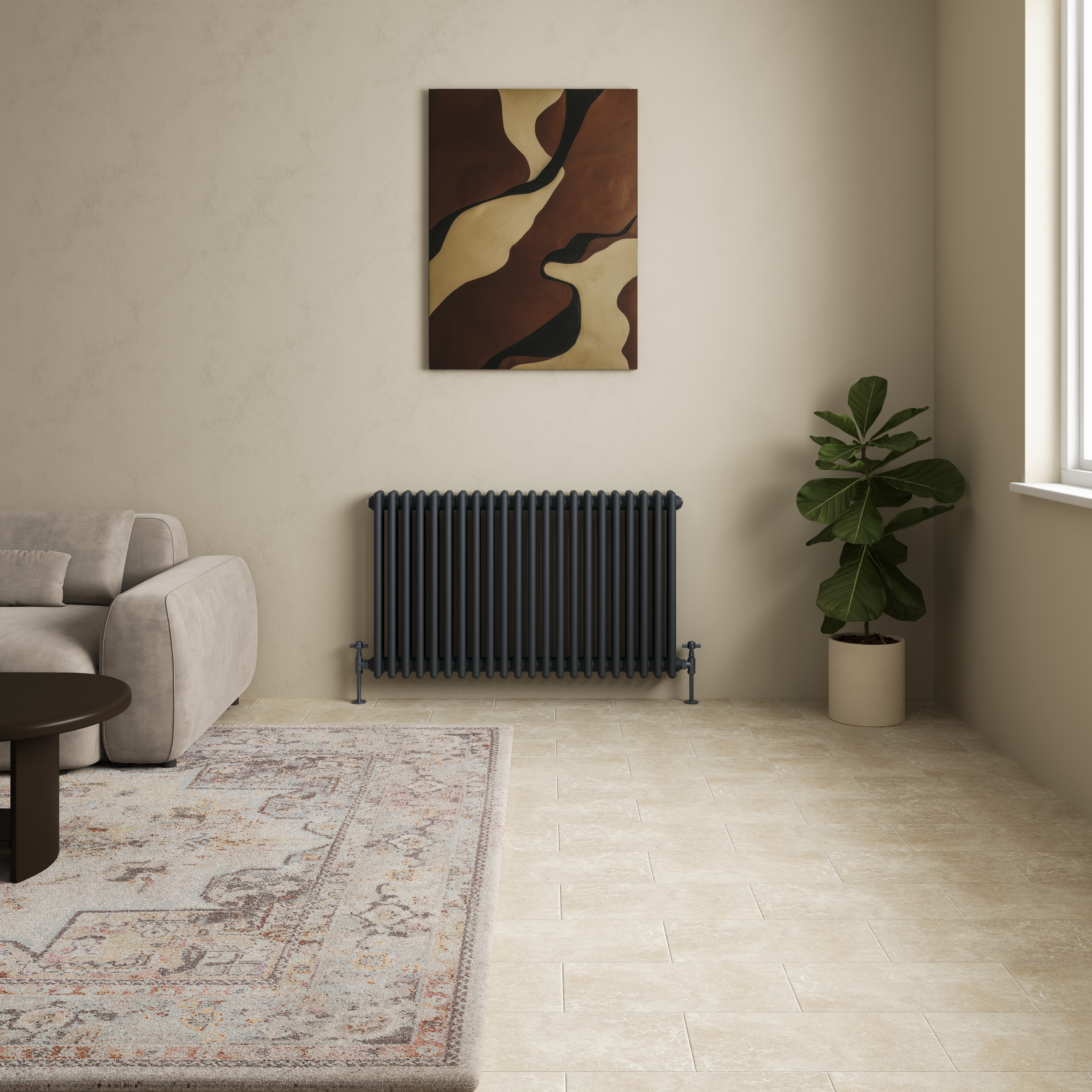 Toasty Ardleigh Anthracite Horizontal Column Radiator
