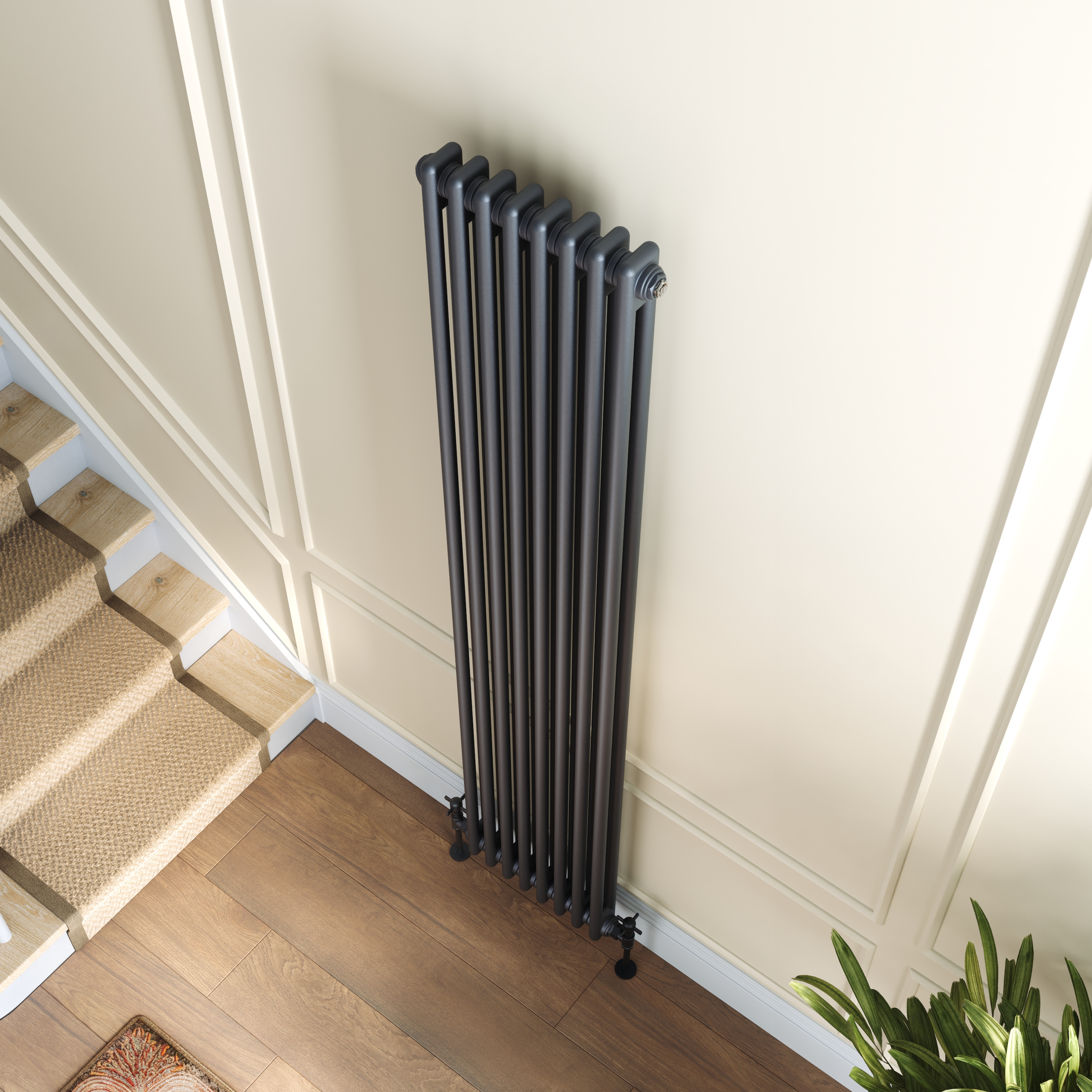 Toasty Ardleigh Anthracite Vertical Column Radiator