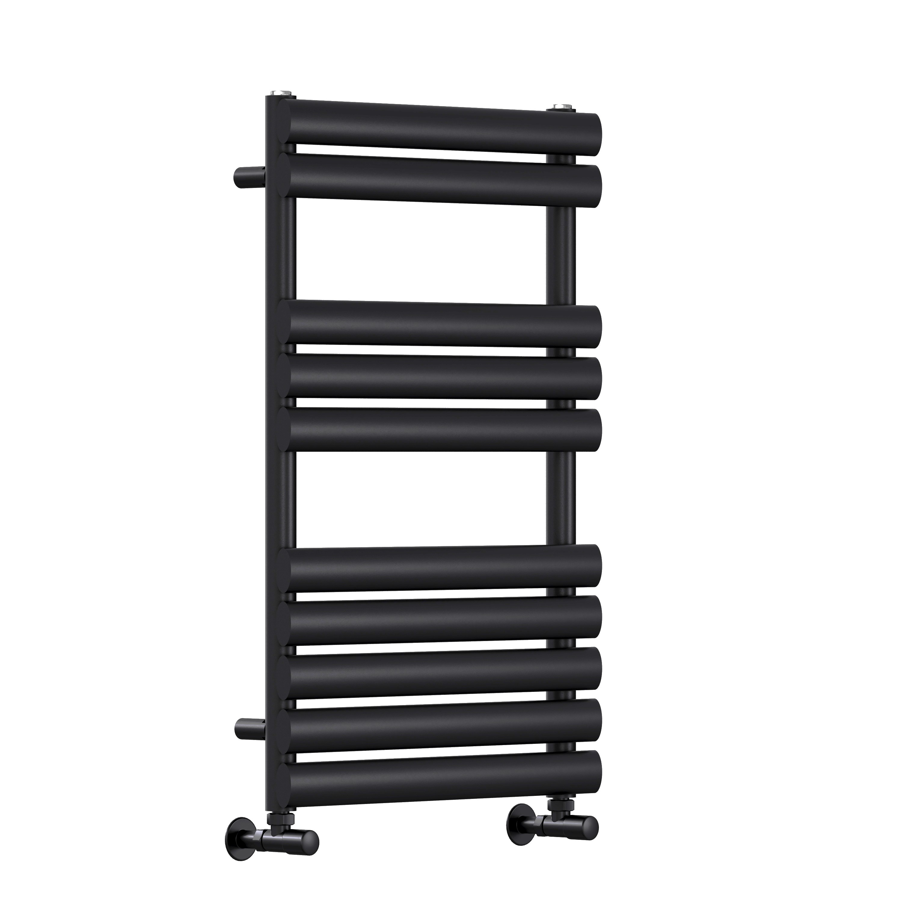Toasty Eden Matt Black Heated Towel Rail