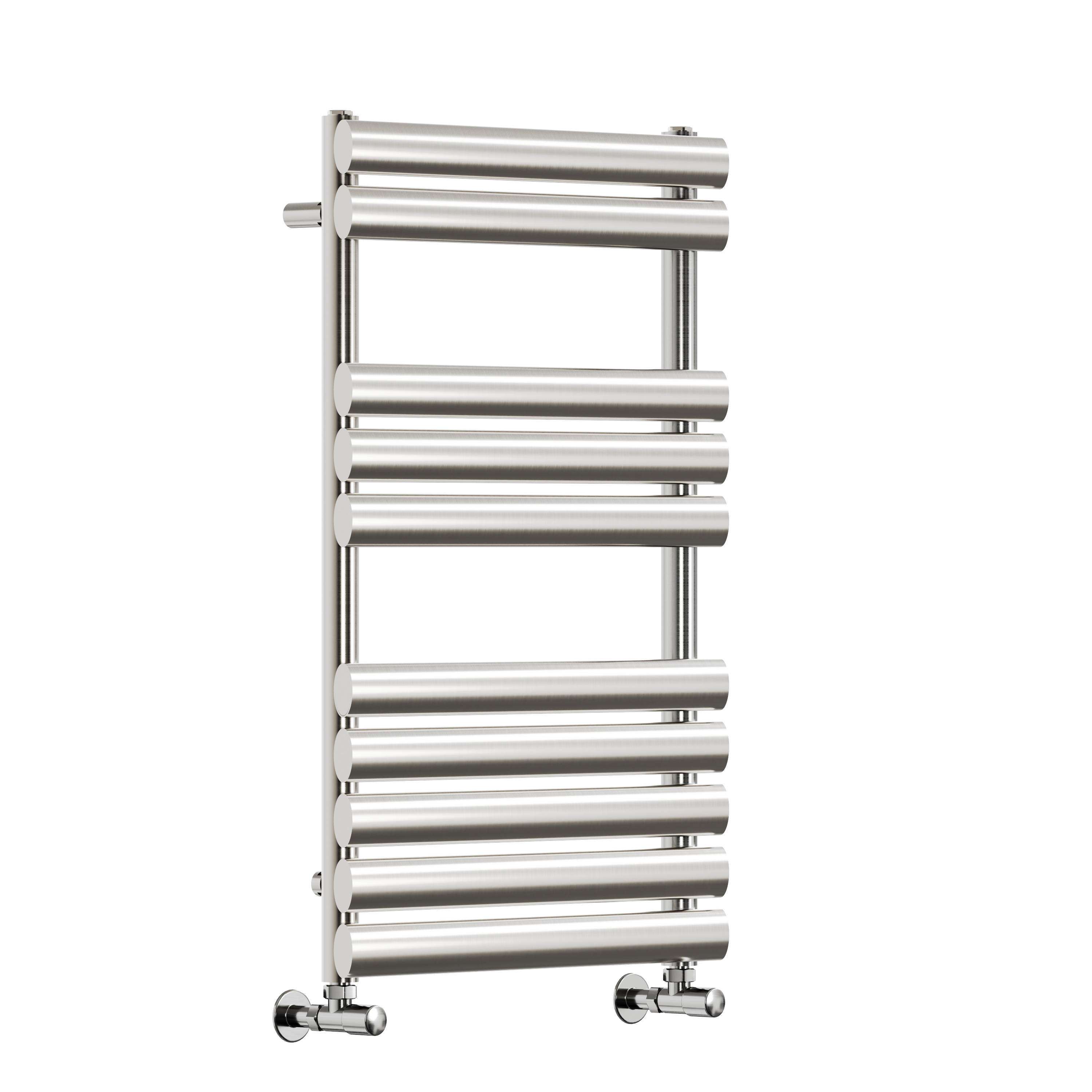 Toasty Eden Brushed Nickel Heated Towel Rail